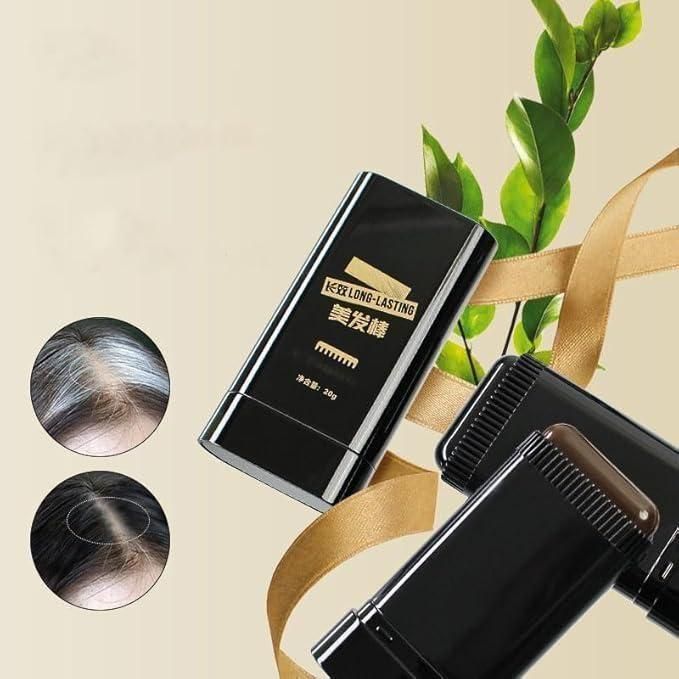 Covering White Hair is Simple and Convenient 20gm - Black Pack of 2