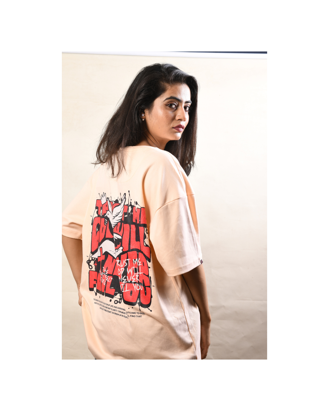 Trust Me God Will Never Fail You Oversized T-Shirt