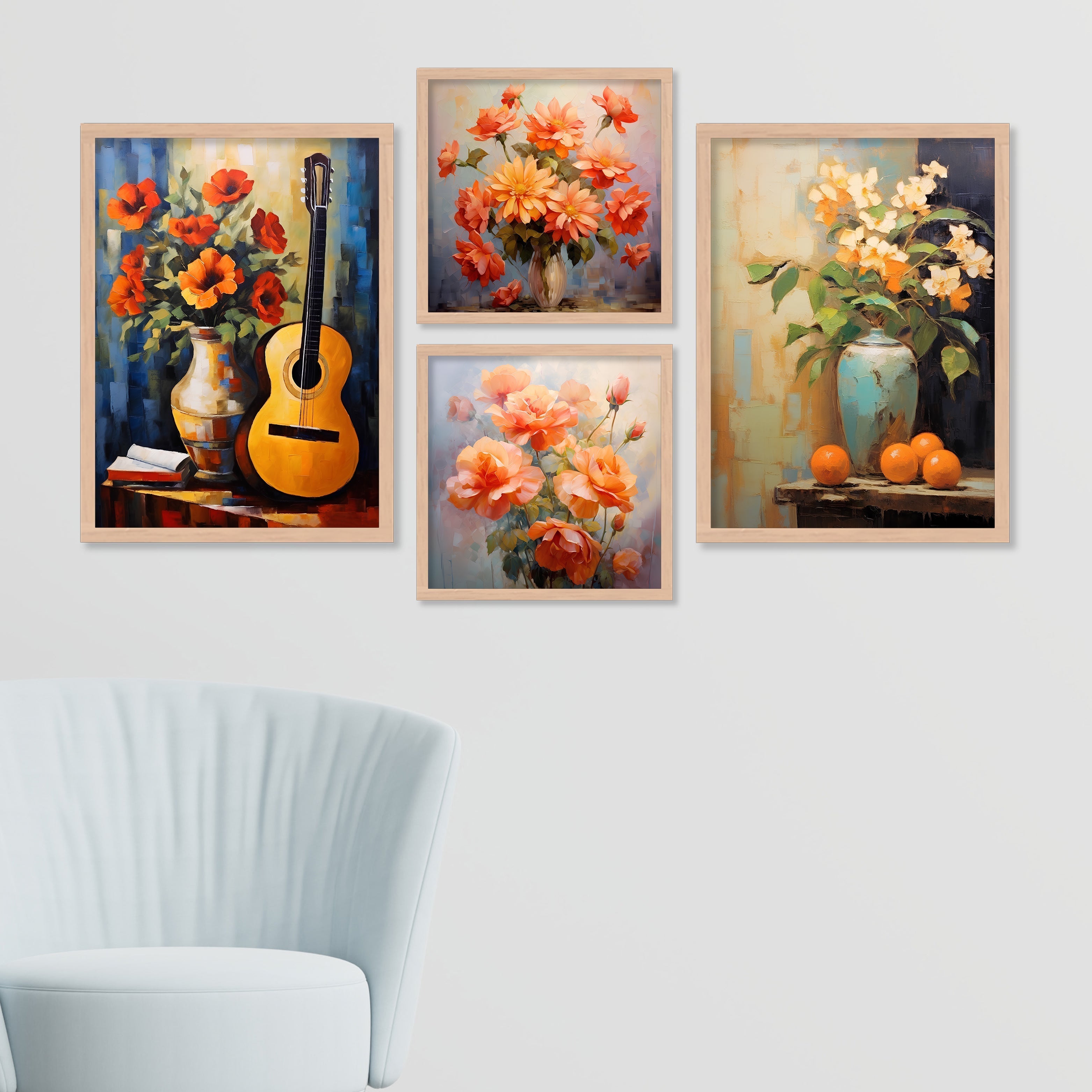 Flower Pot With Guitar