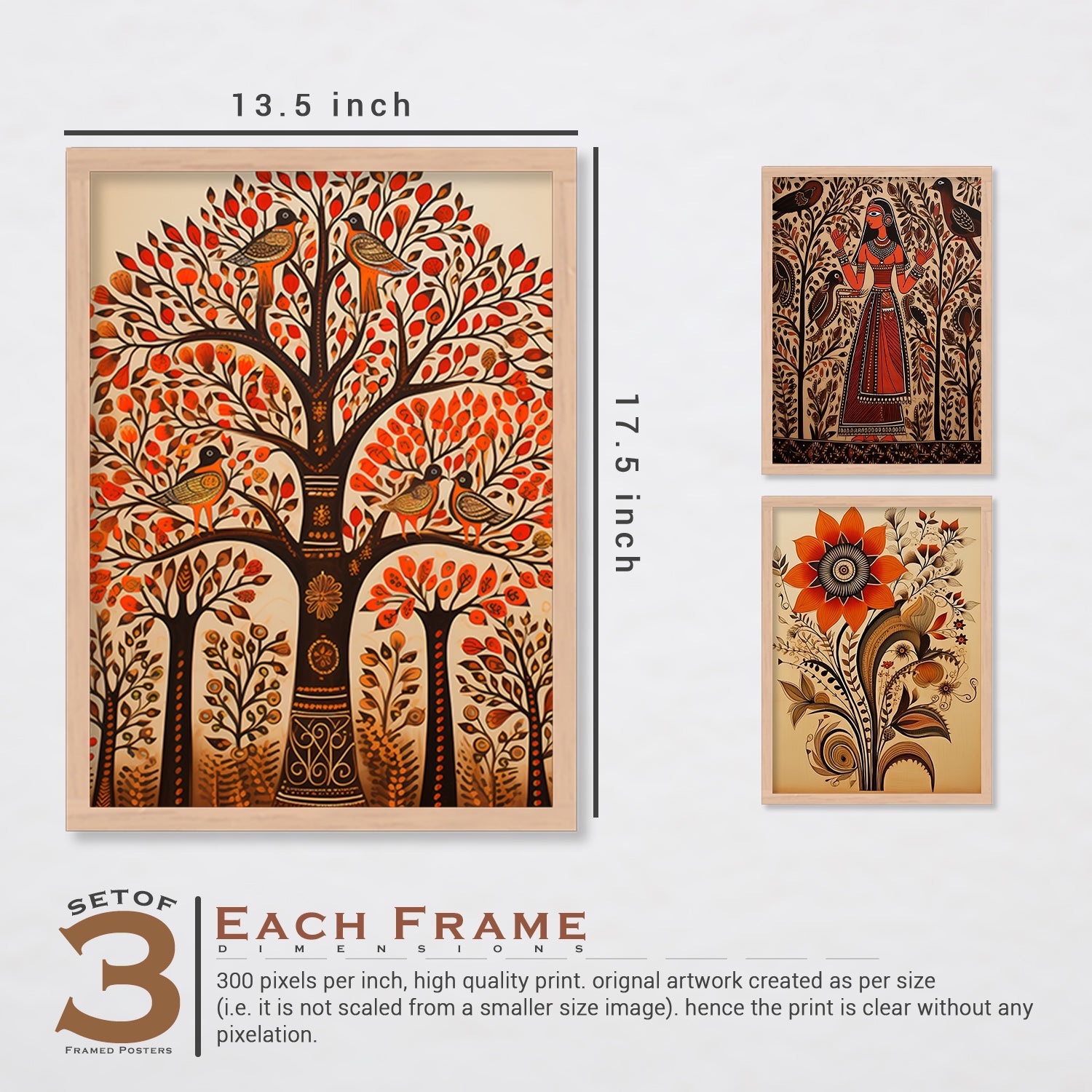 Sunflower Design Wall Painting