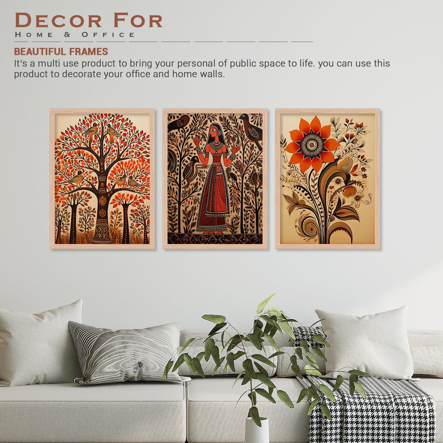 Sunflower Design Wall Painting