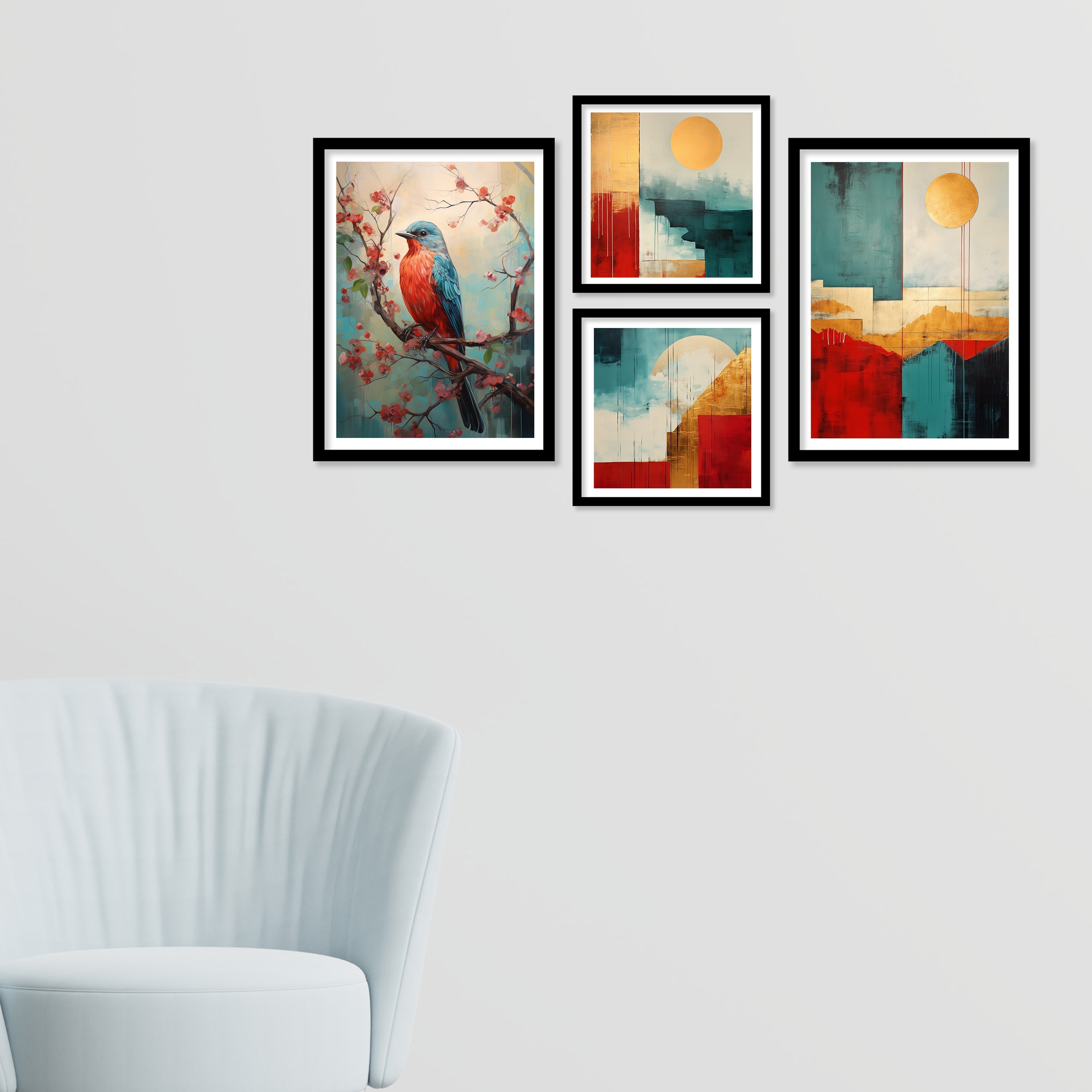 Coloured Design Painting Art