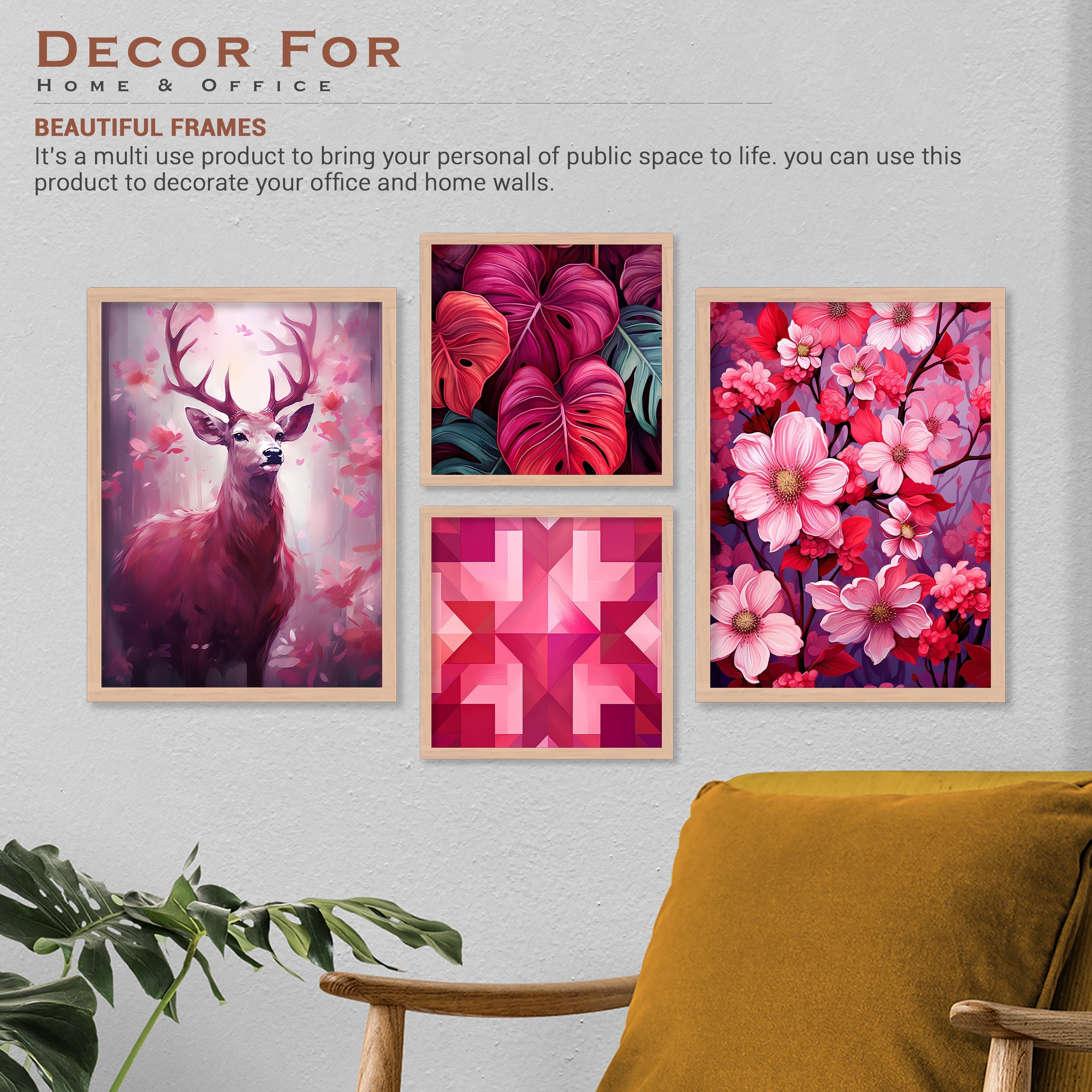 Pink Colour Swamp Deer