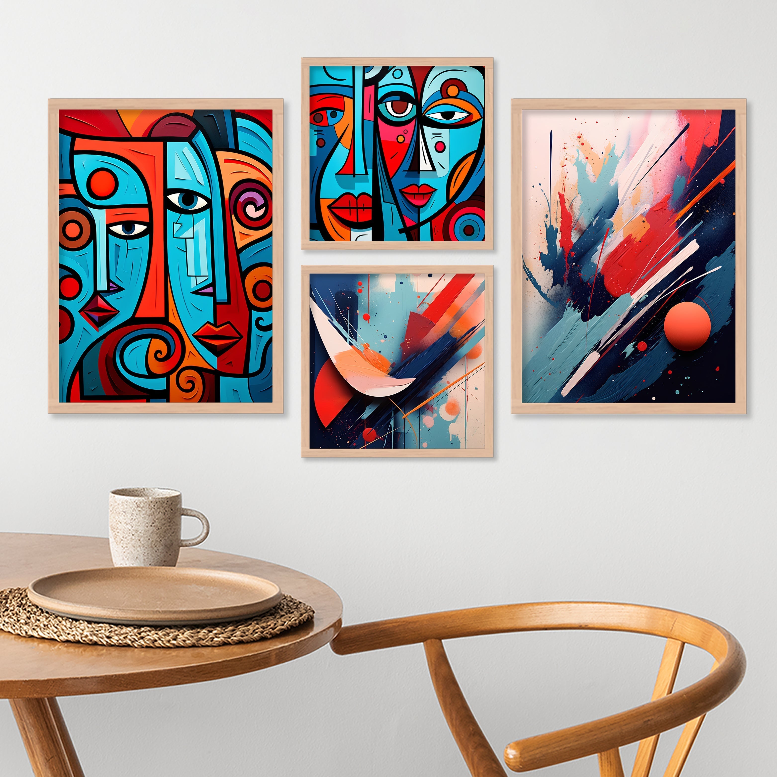 Face Design Colour Full Art