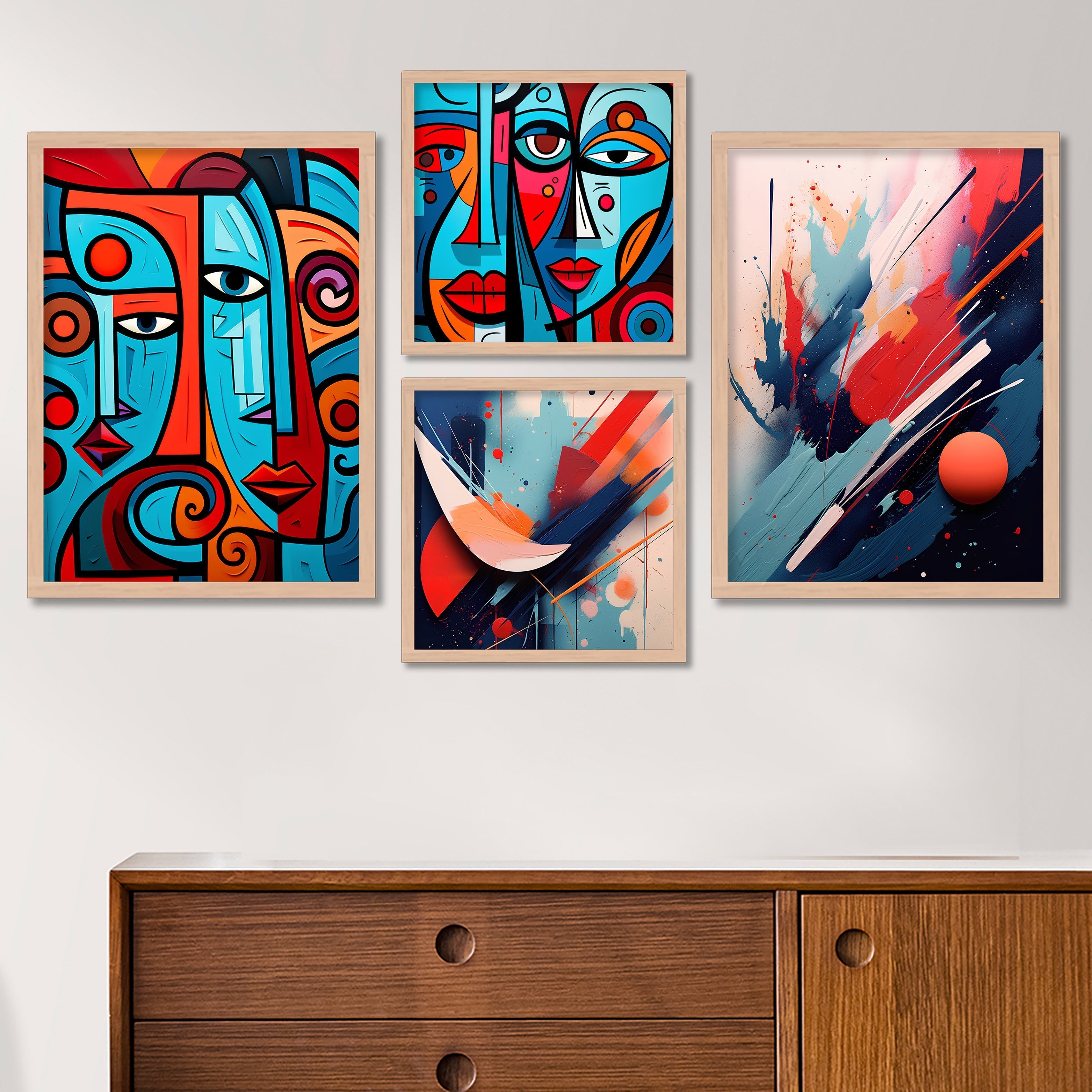 Face Design Colour Full Art