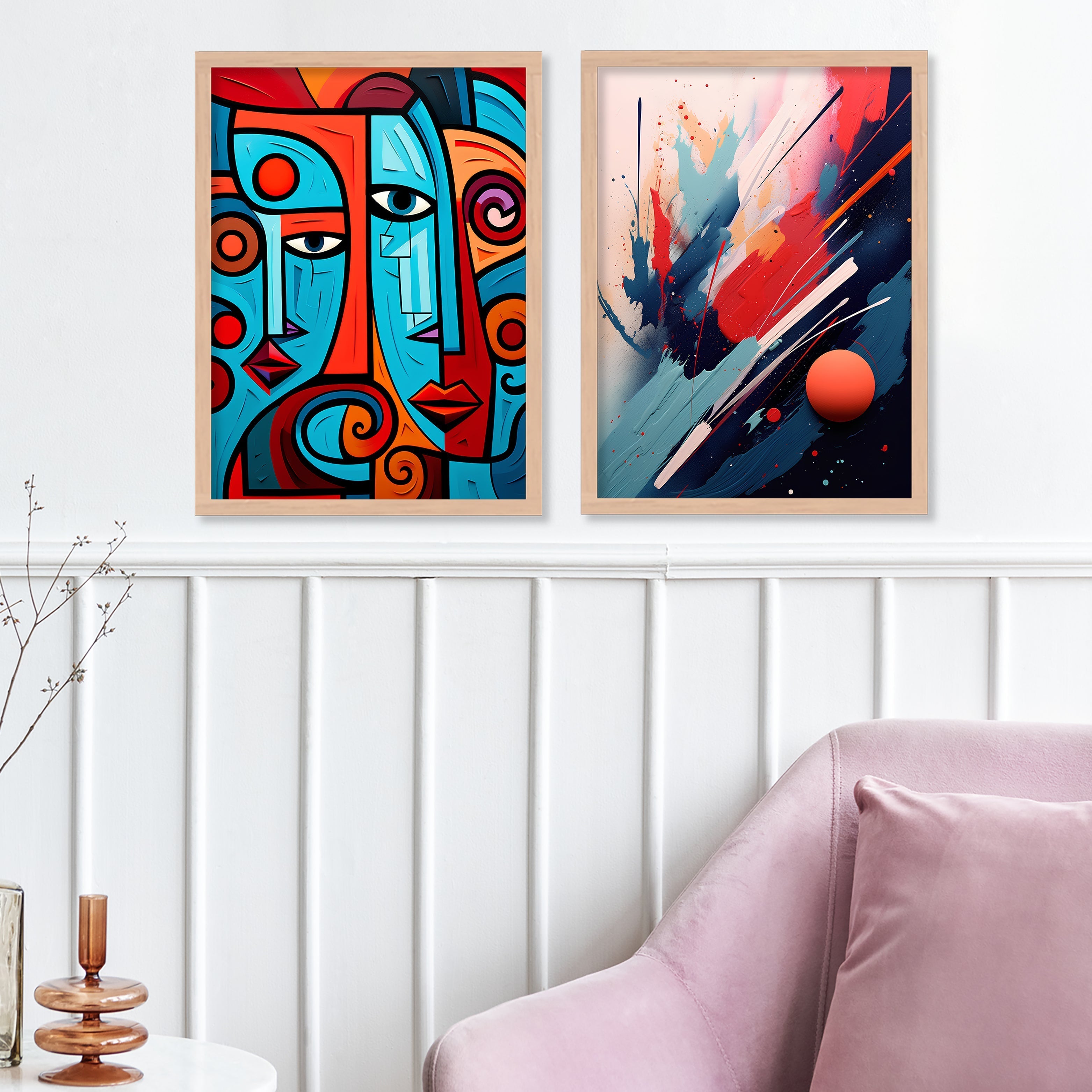 Face Design Colour Full Art