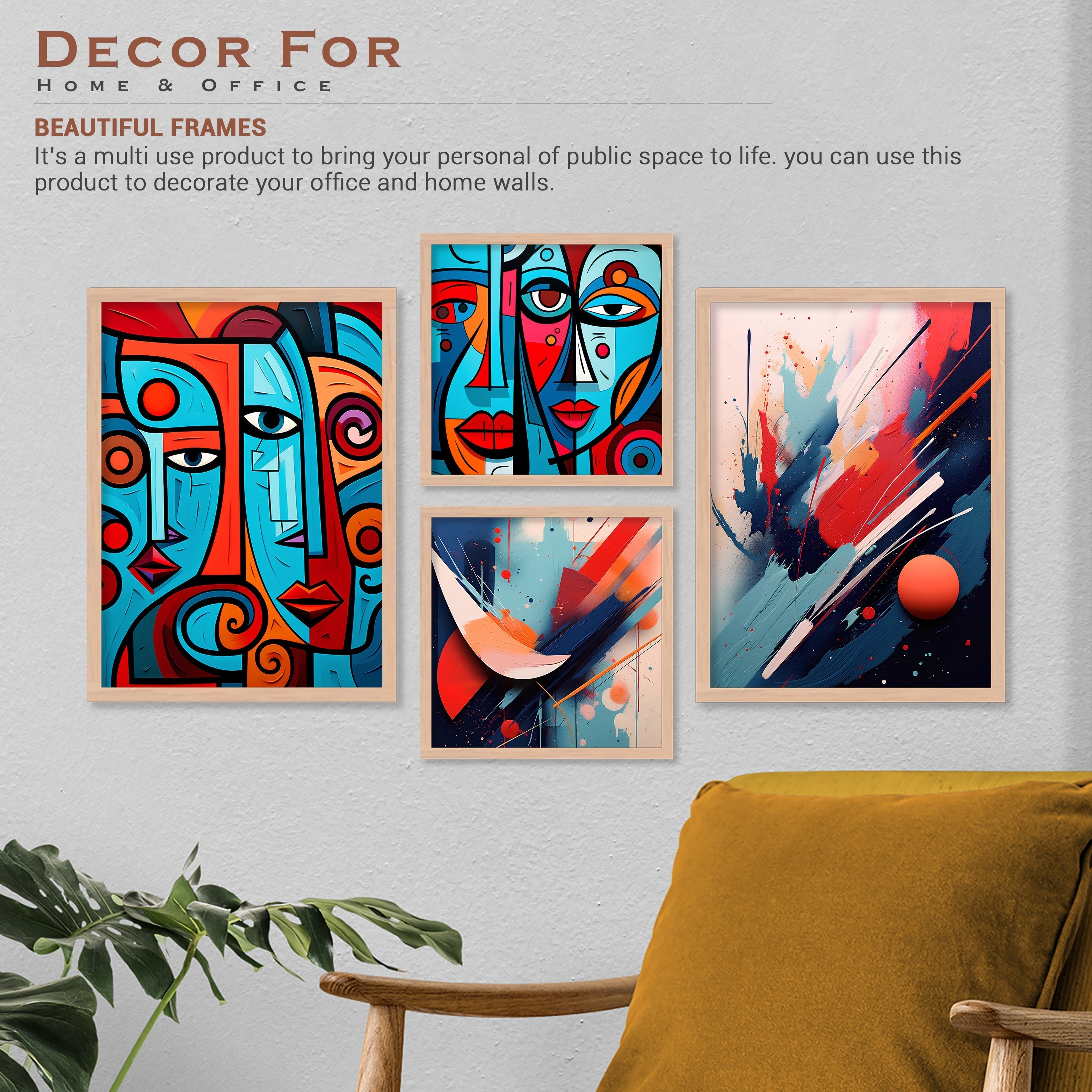 Face Design Colour Full Art