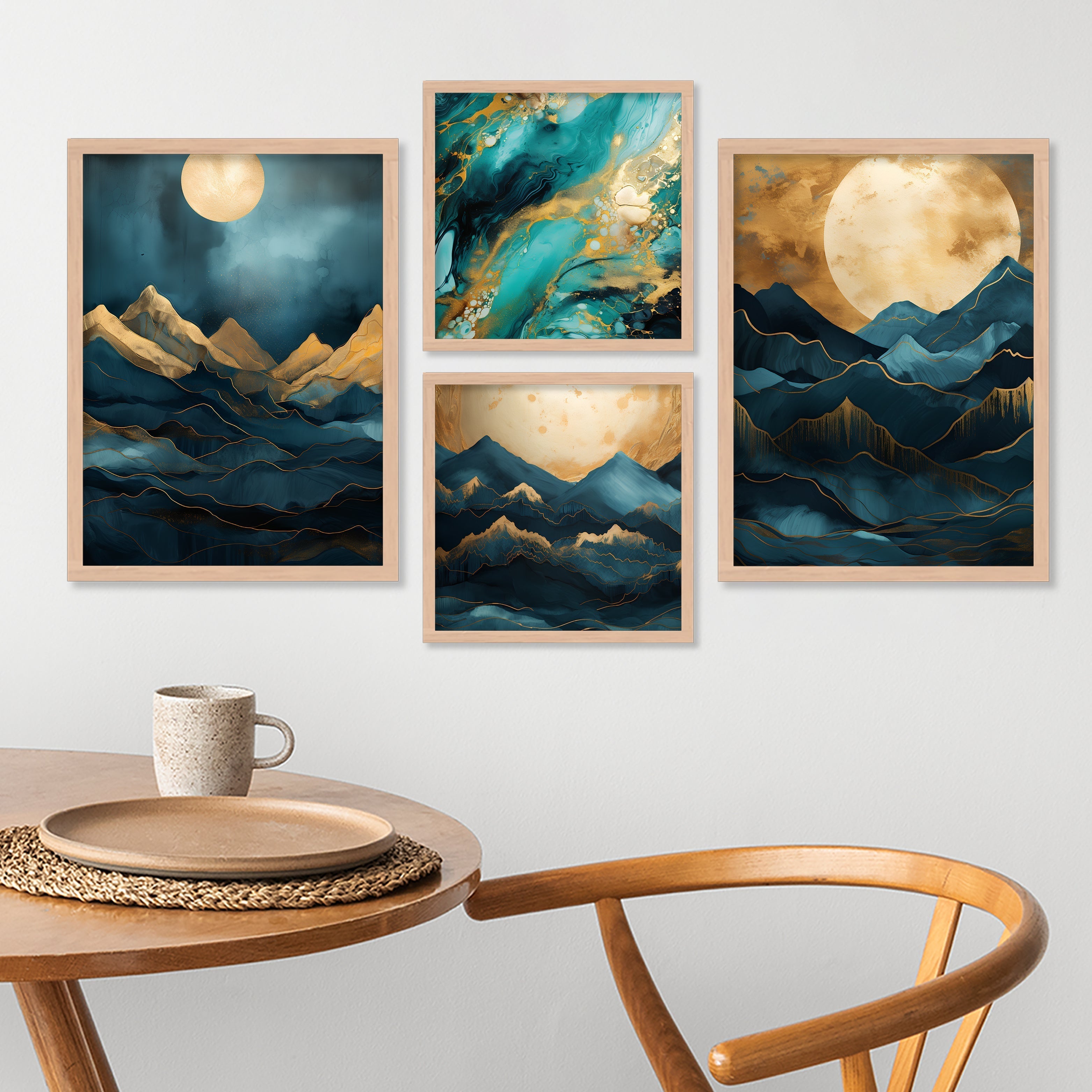 Moonlit Mountain View