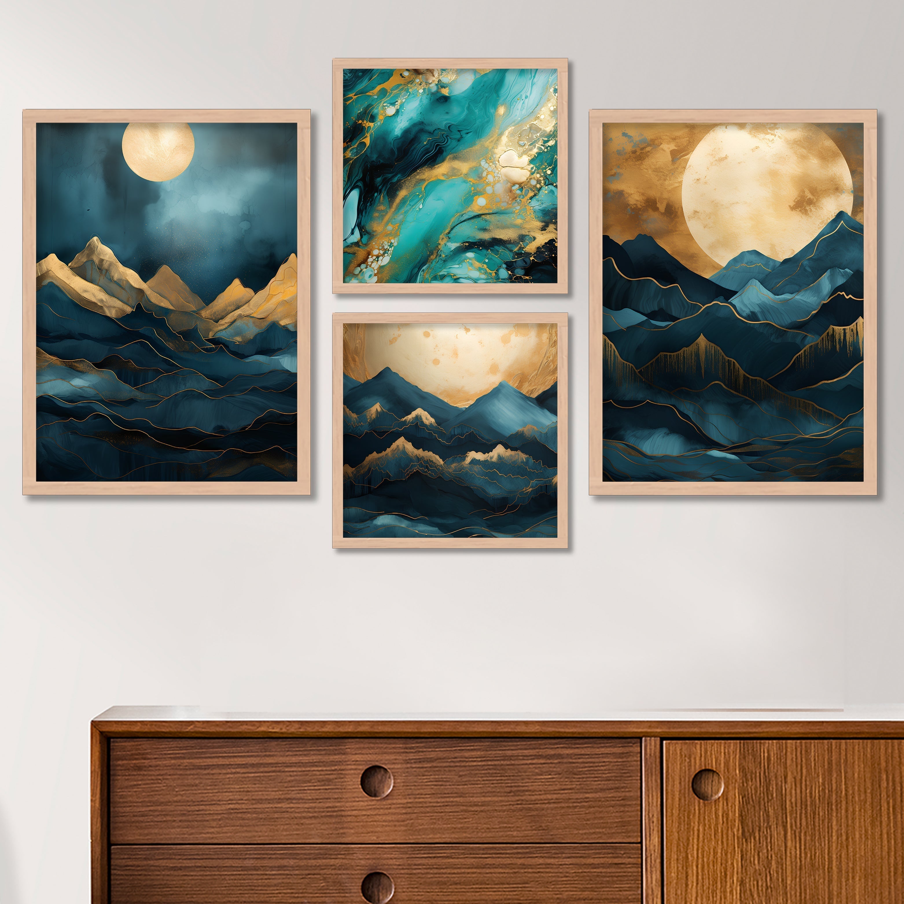 Moonlit Mountain View