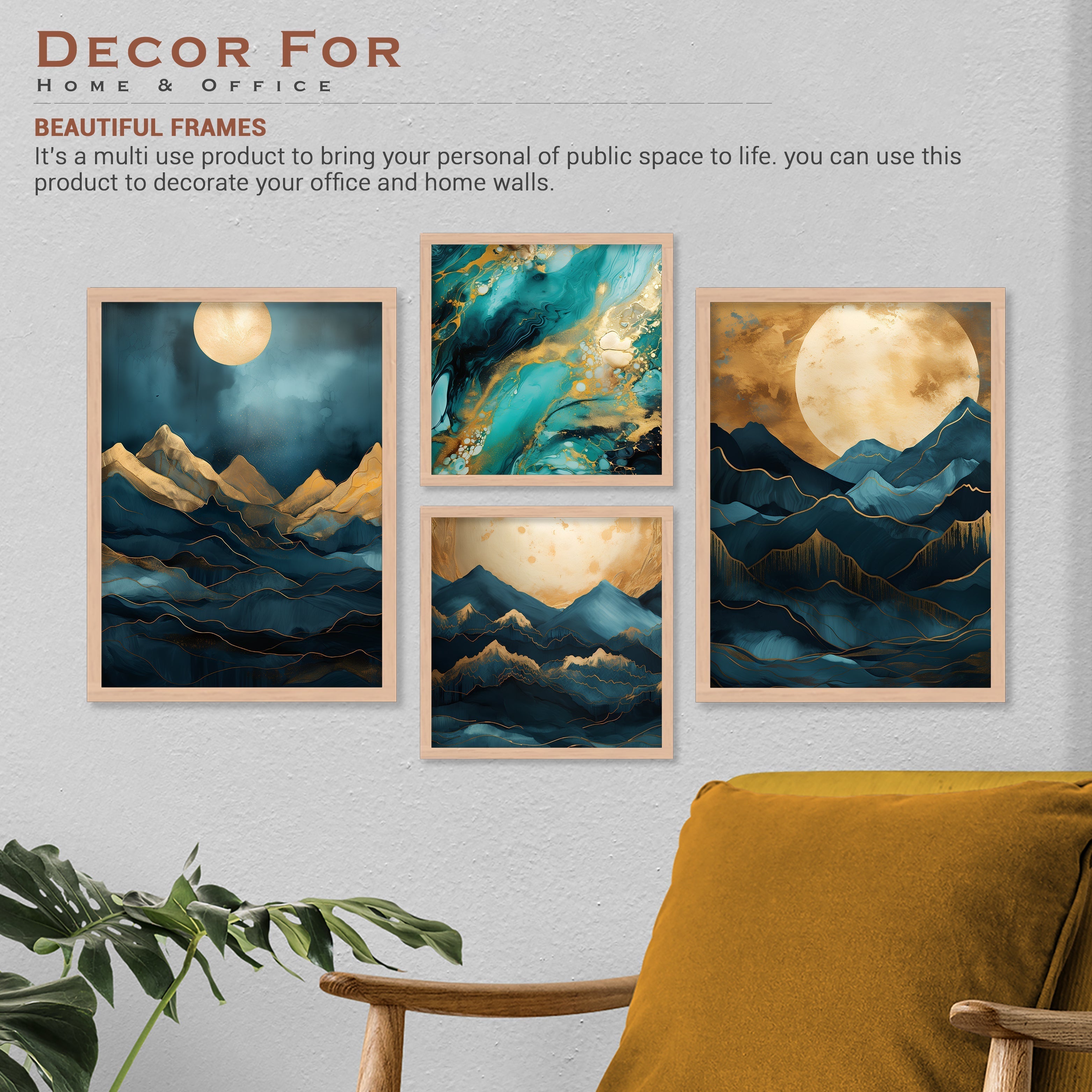 Moonlit Mountain View