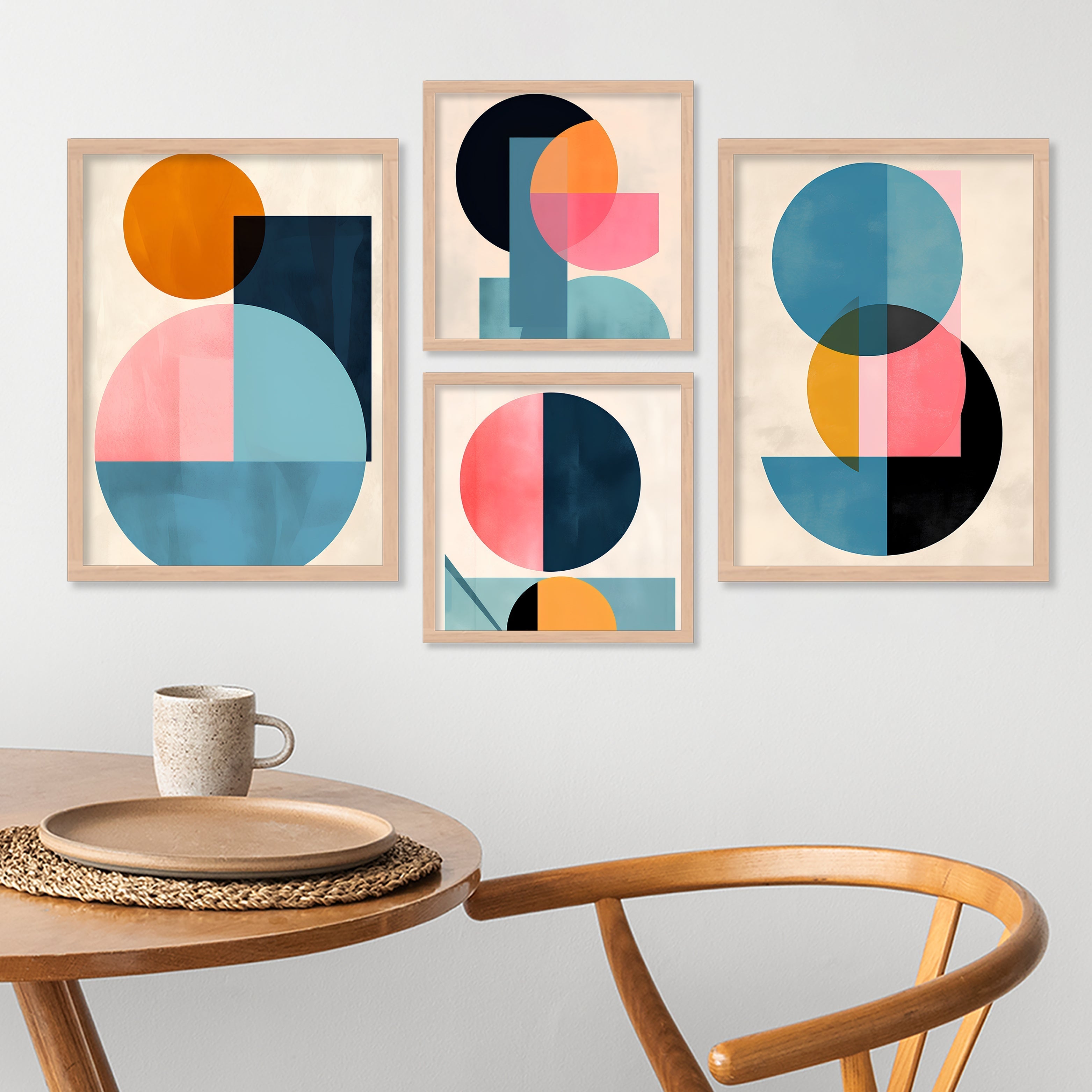 Circular Serenity Colour Full Design Art