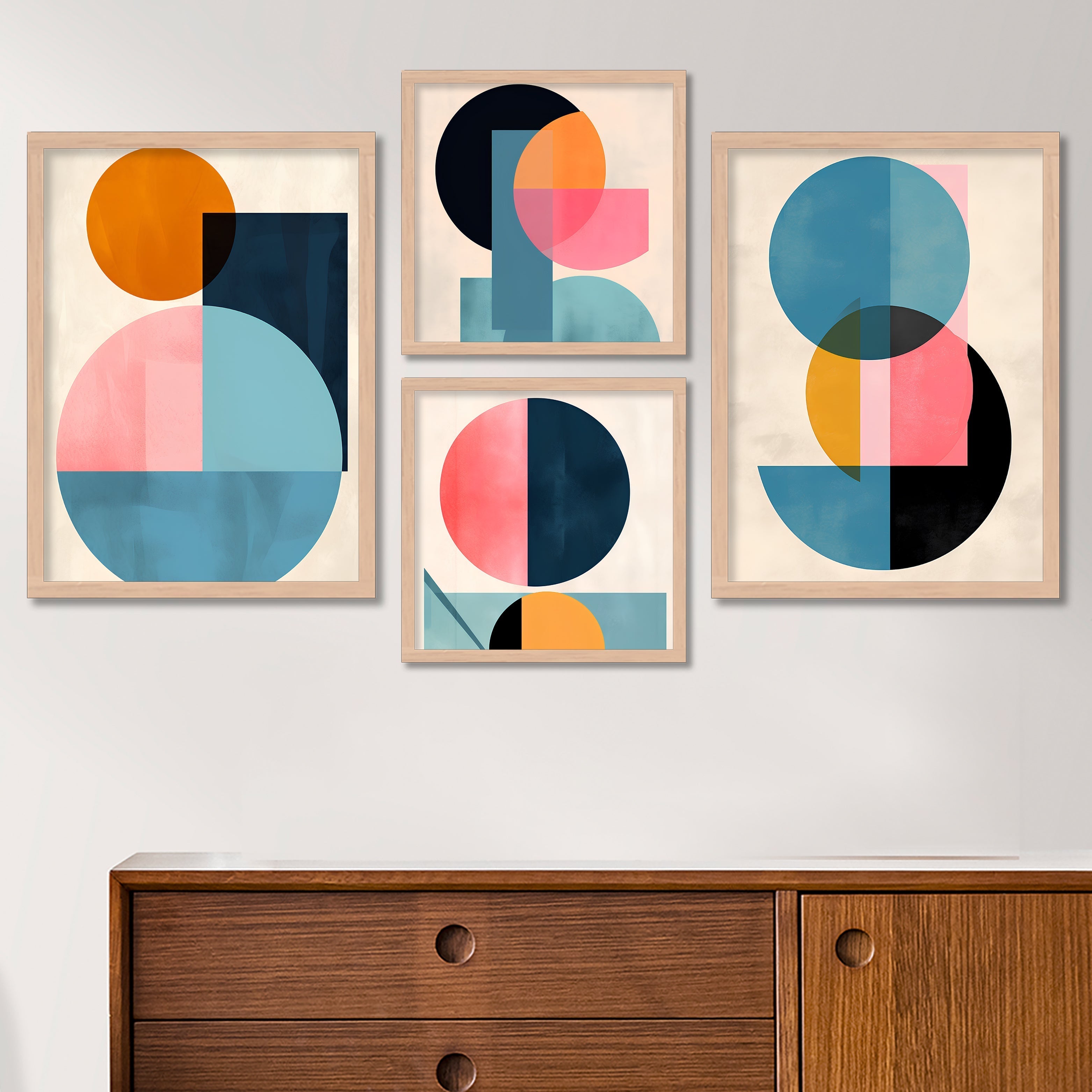 Circular Serenity Colour Full Design Art