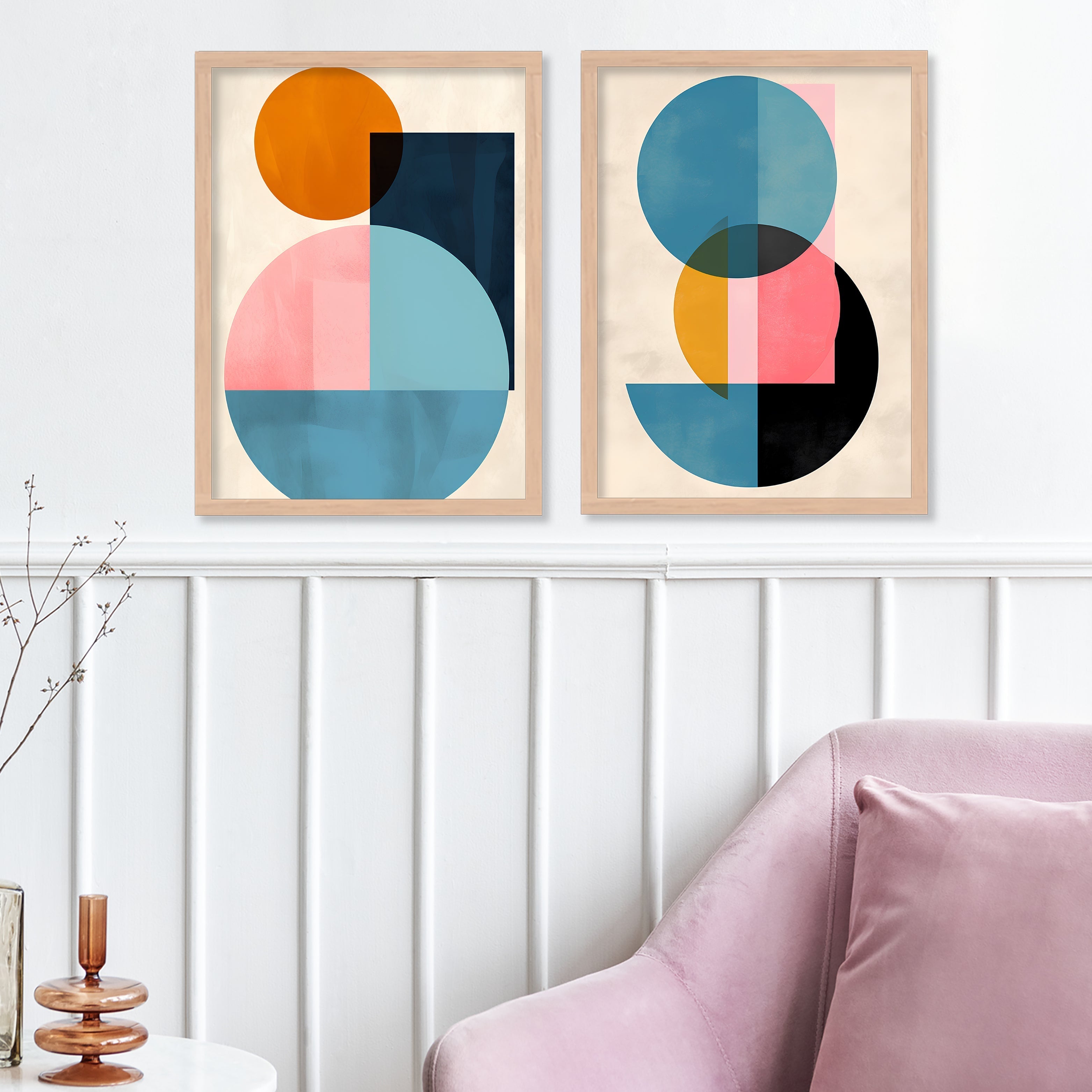 Circular Serenity Colour Full Design Art