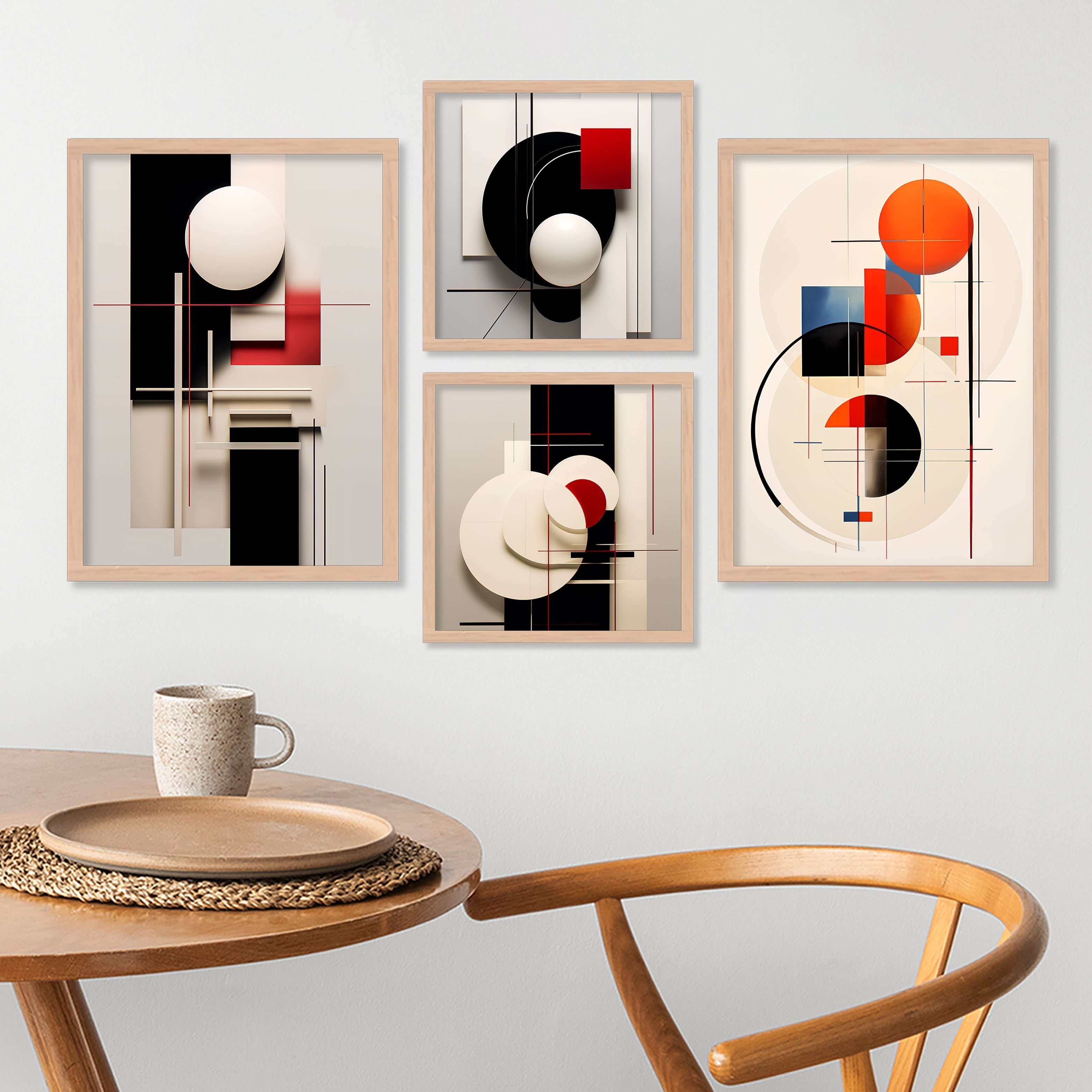 Black And Orange Colour Circle