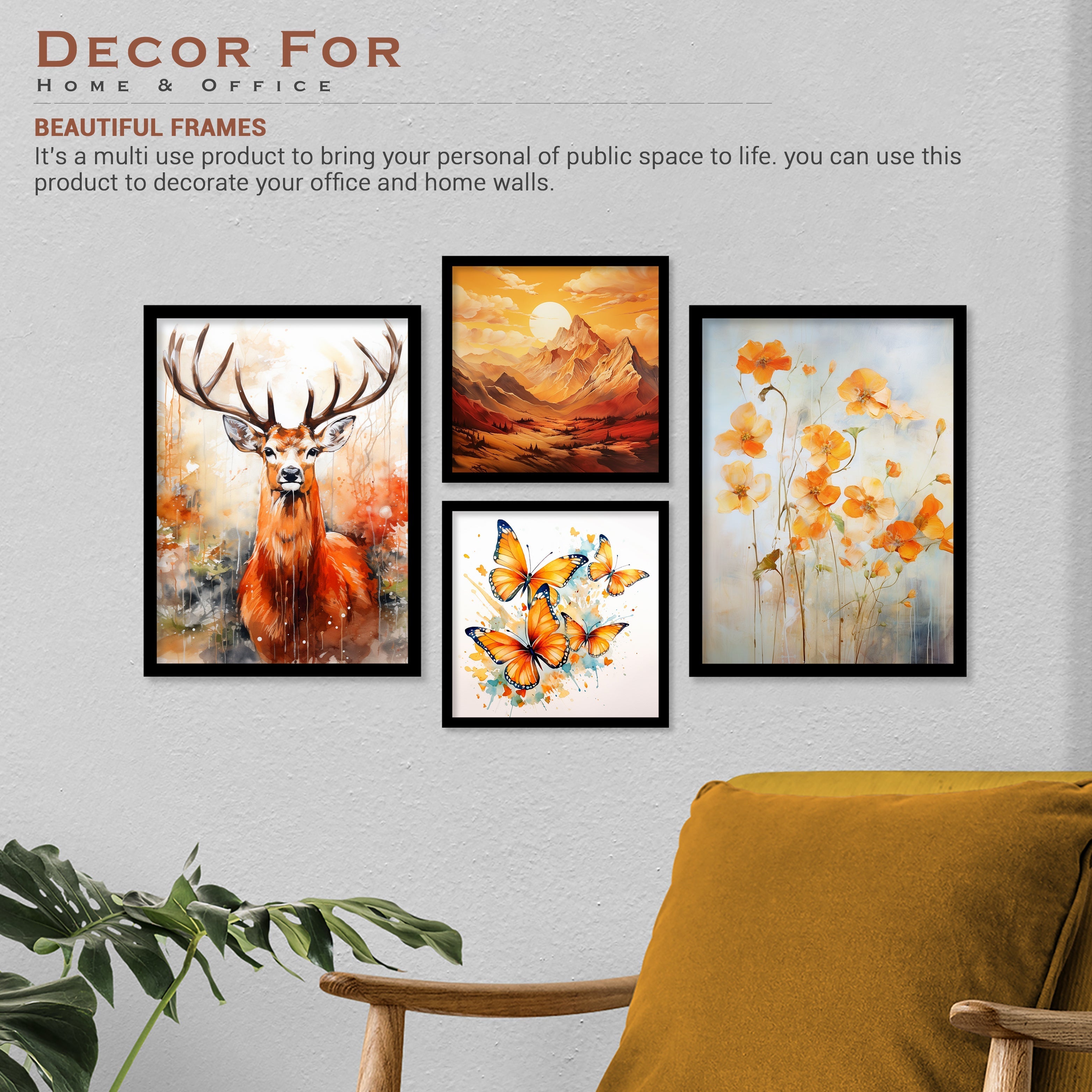 Amazing Mountain View Wall Art