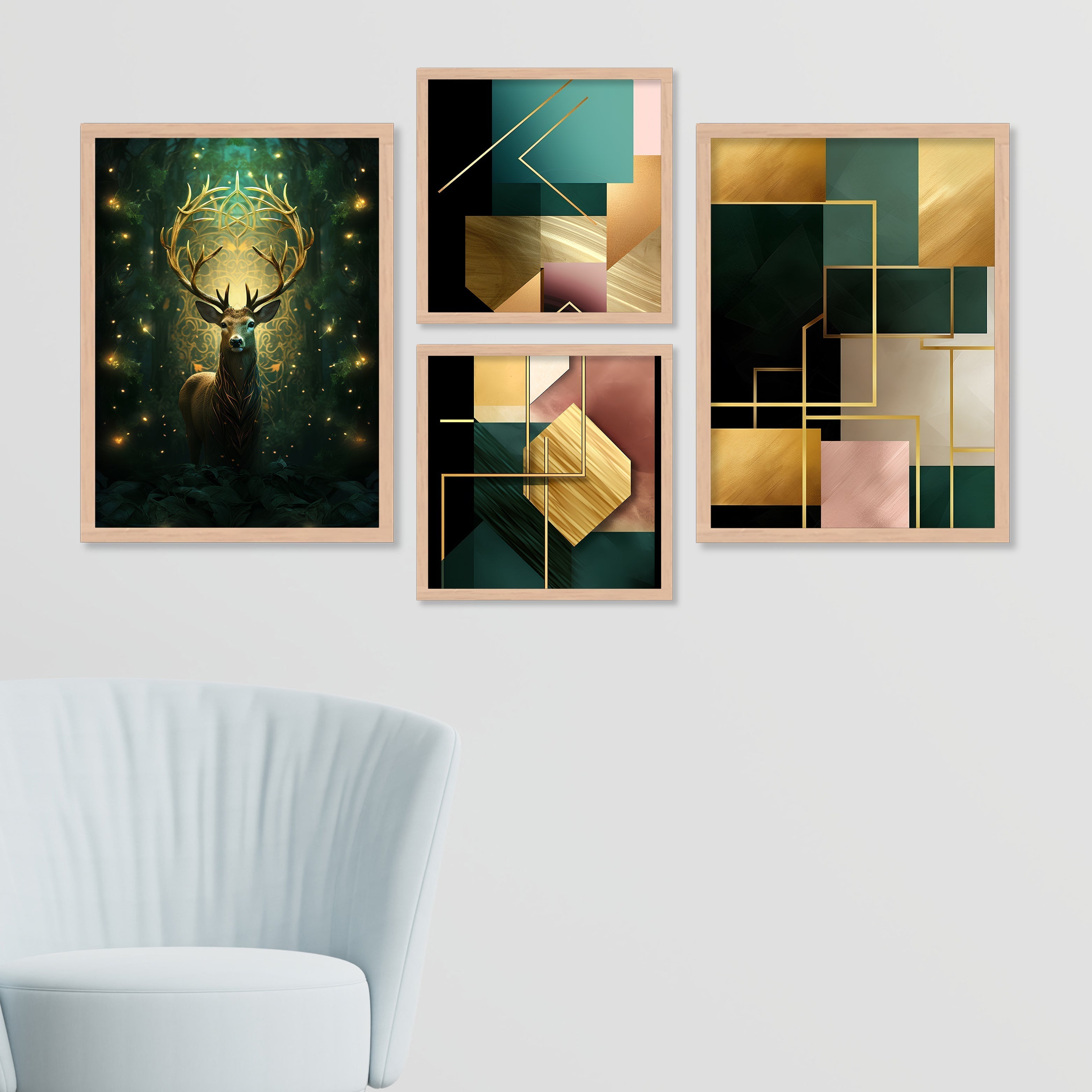 Rectangular Swamp Deer Shape