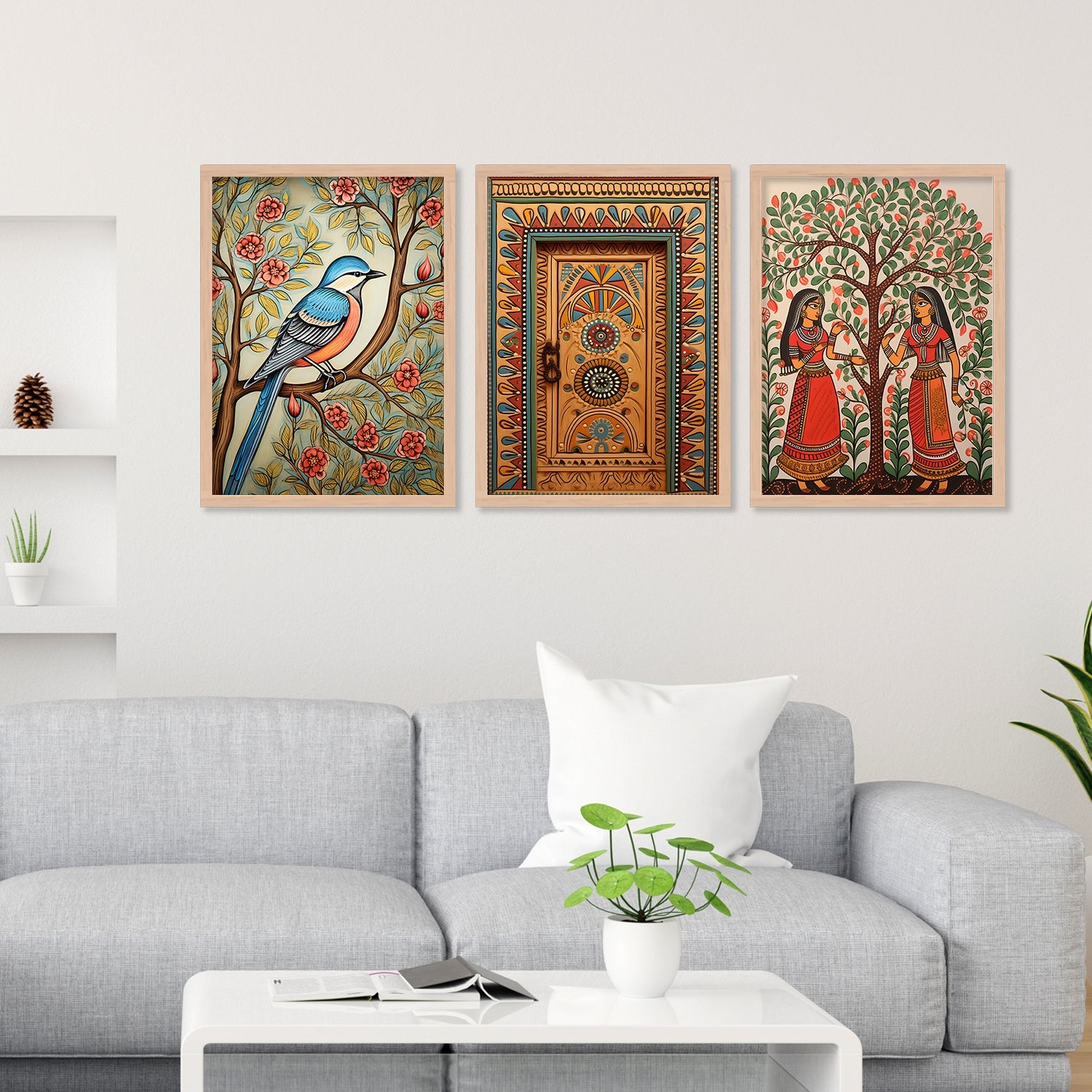 Door of Colours Wall Painting