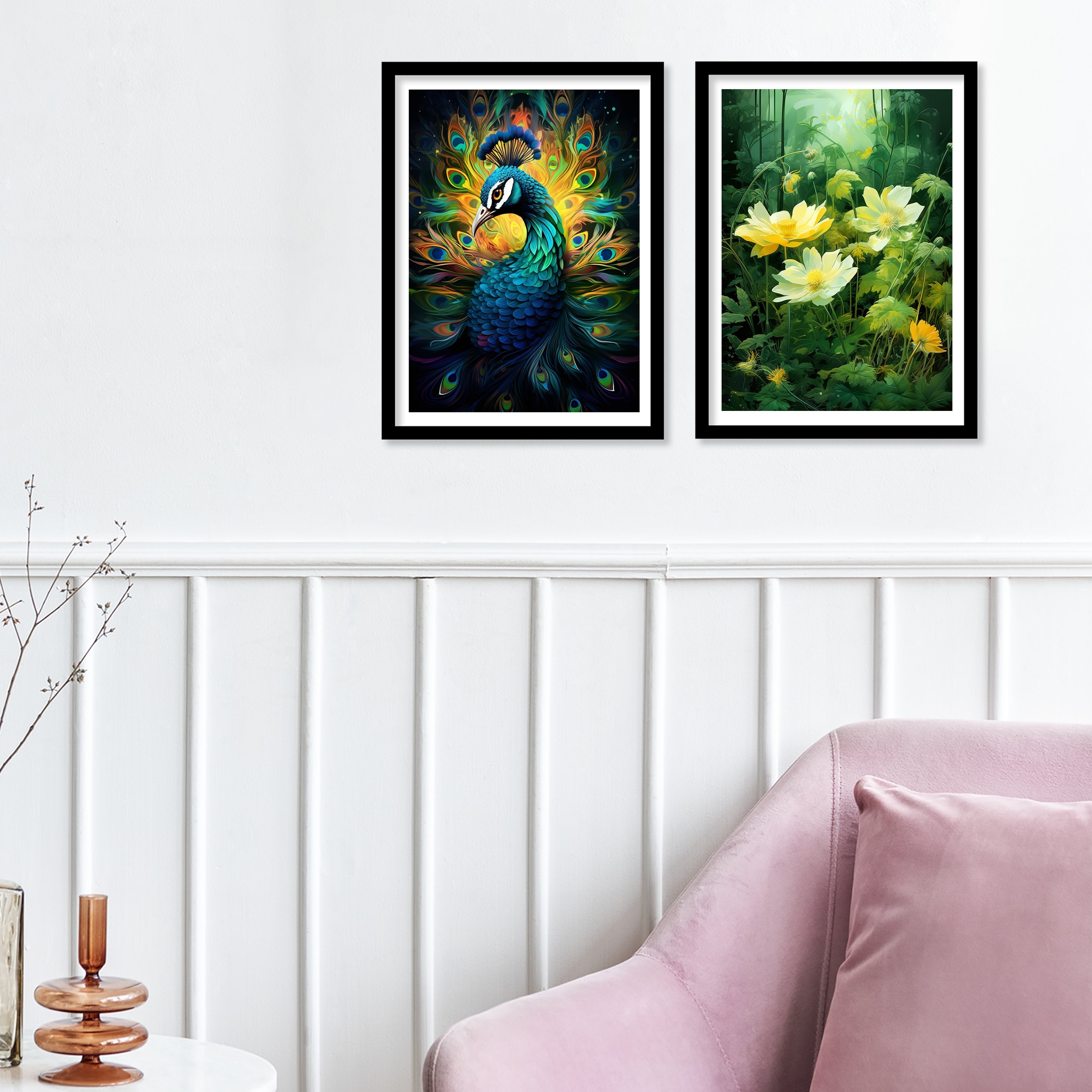 Beautiful Peacock Art