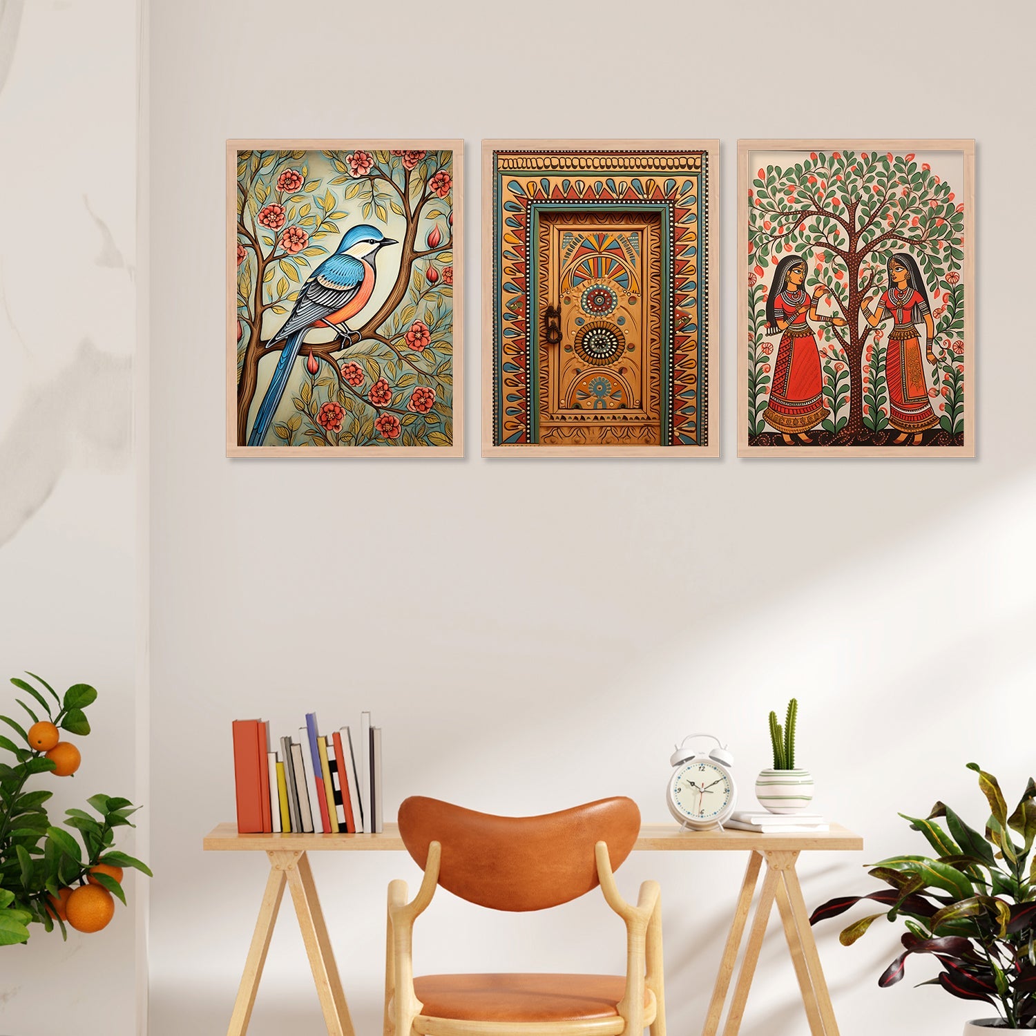 Door of Colours Wall Painting