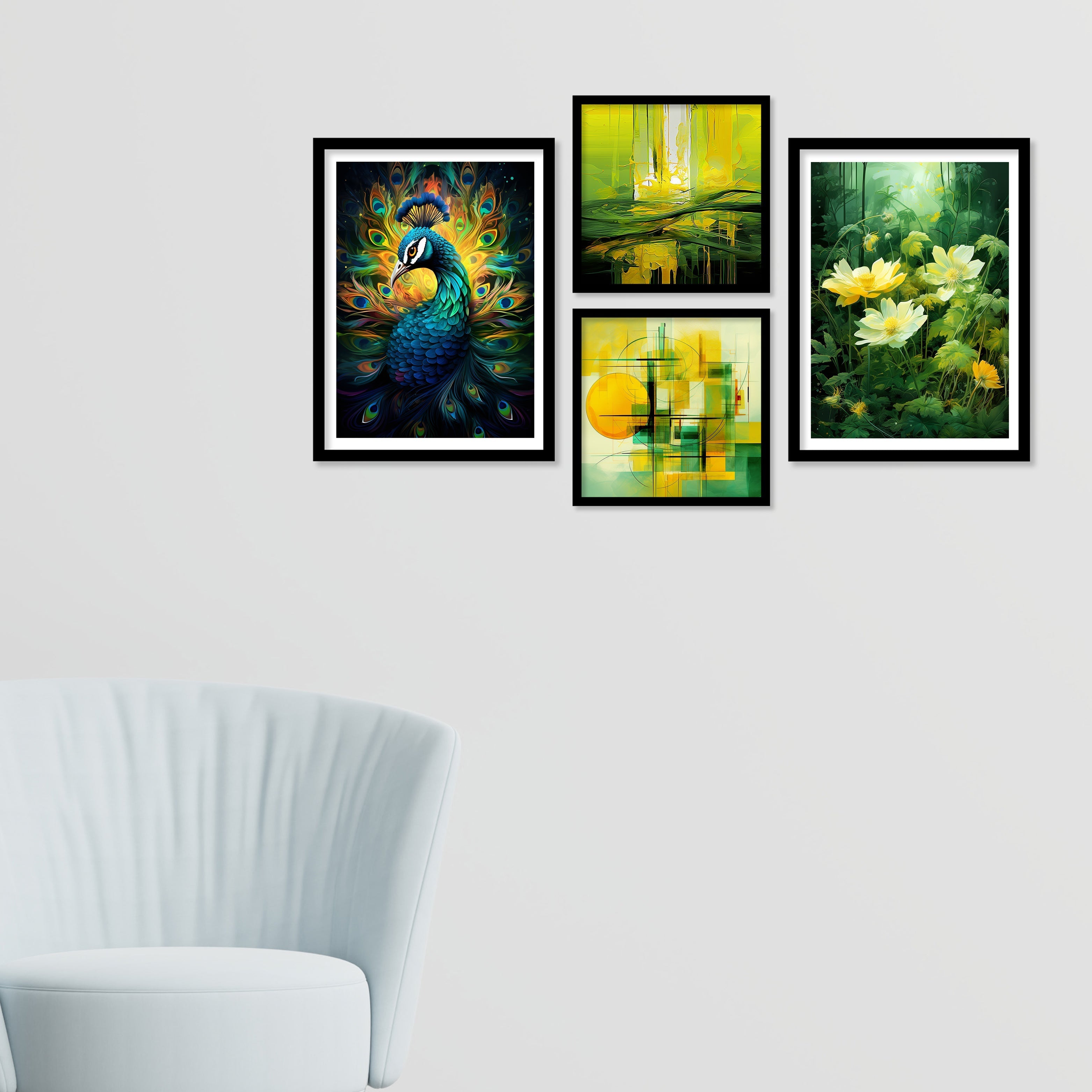 Beautiful Peacock Art