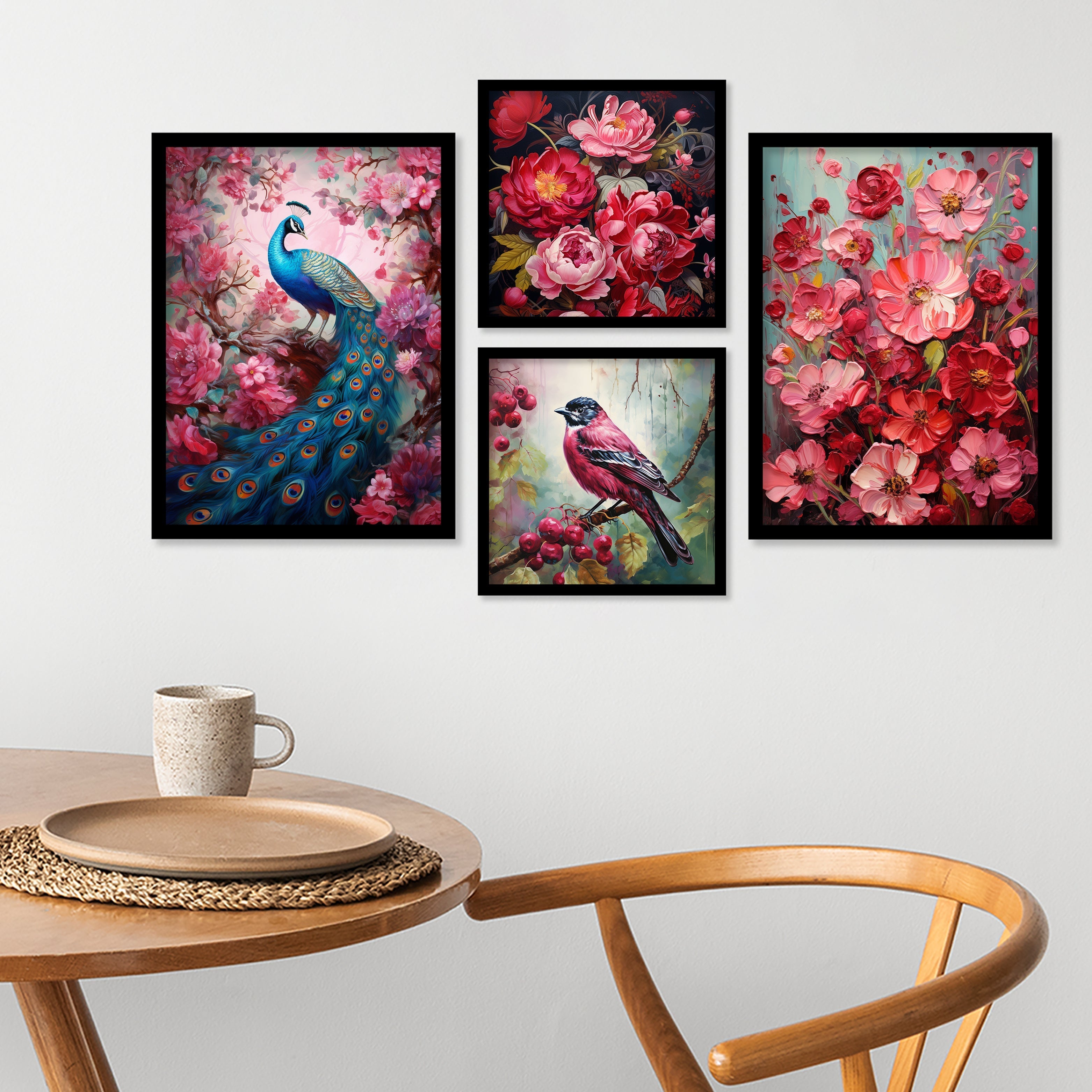 Amazing Flower And Bird Art