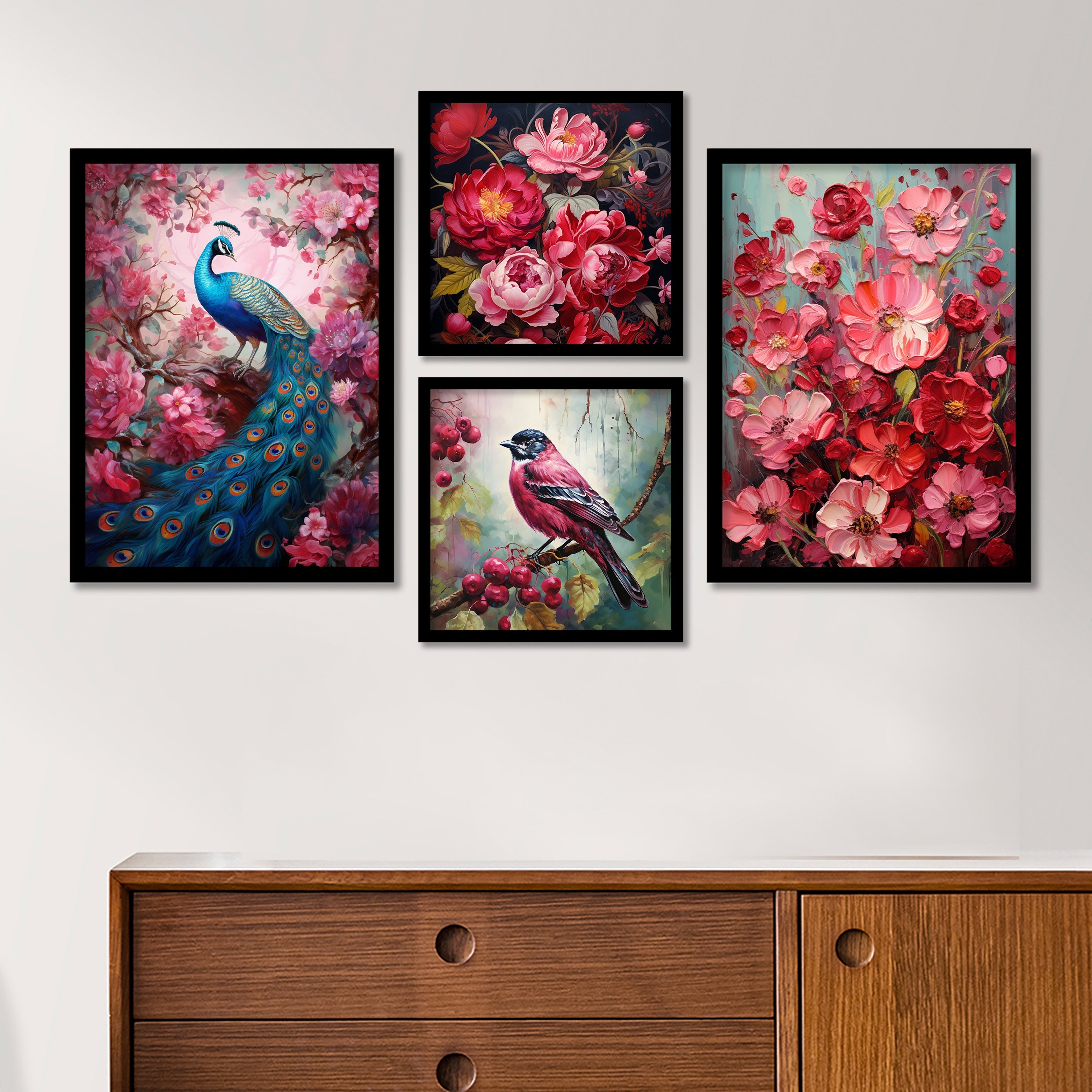 Amazing Flower And Bird Art