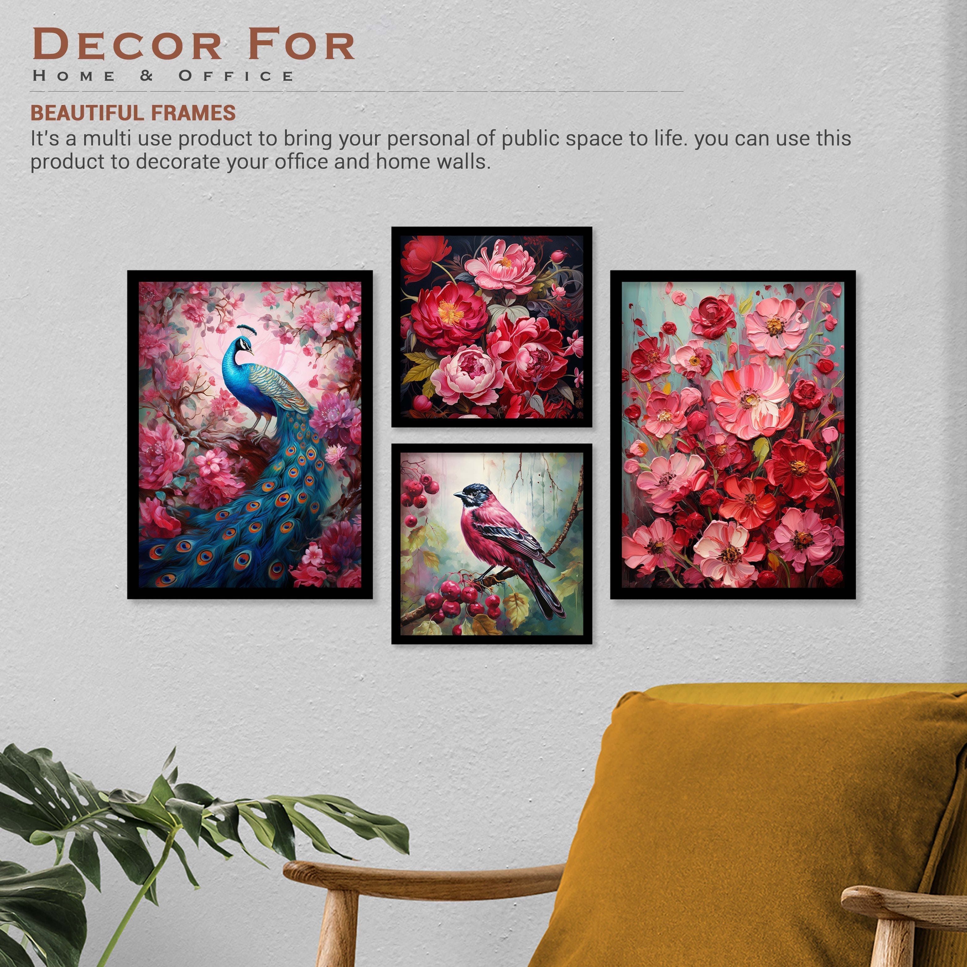 Amazing Flower And Bird Art