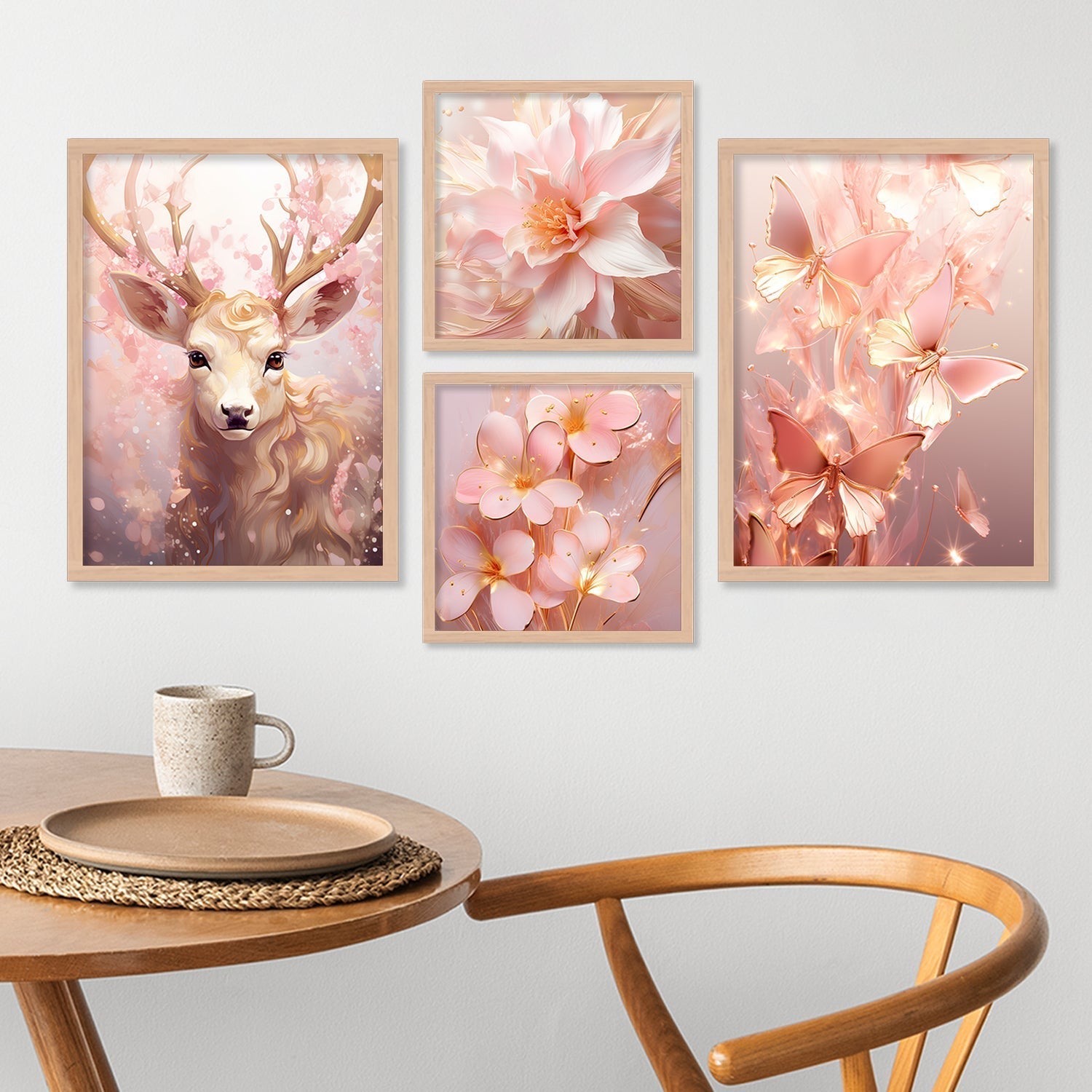 Shining Swamp Deer Painting