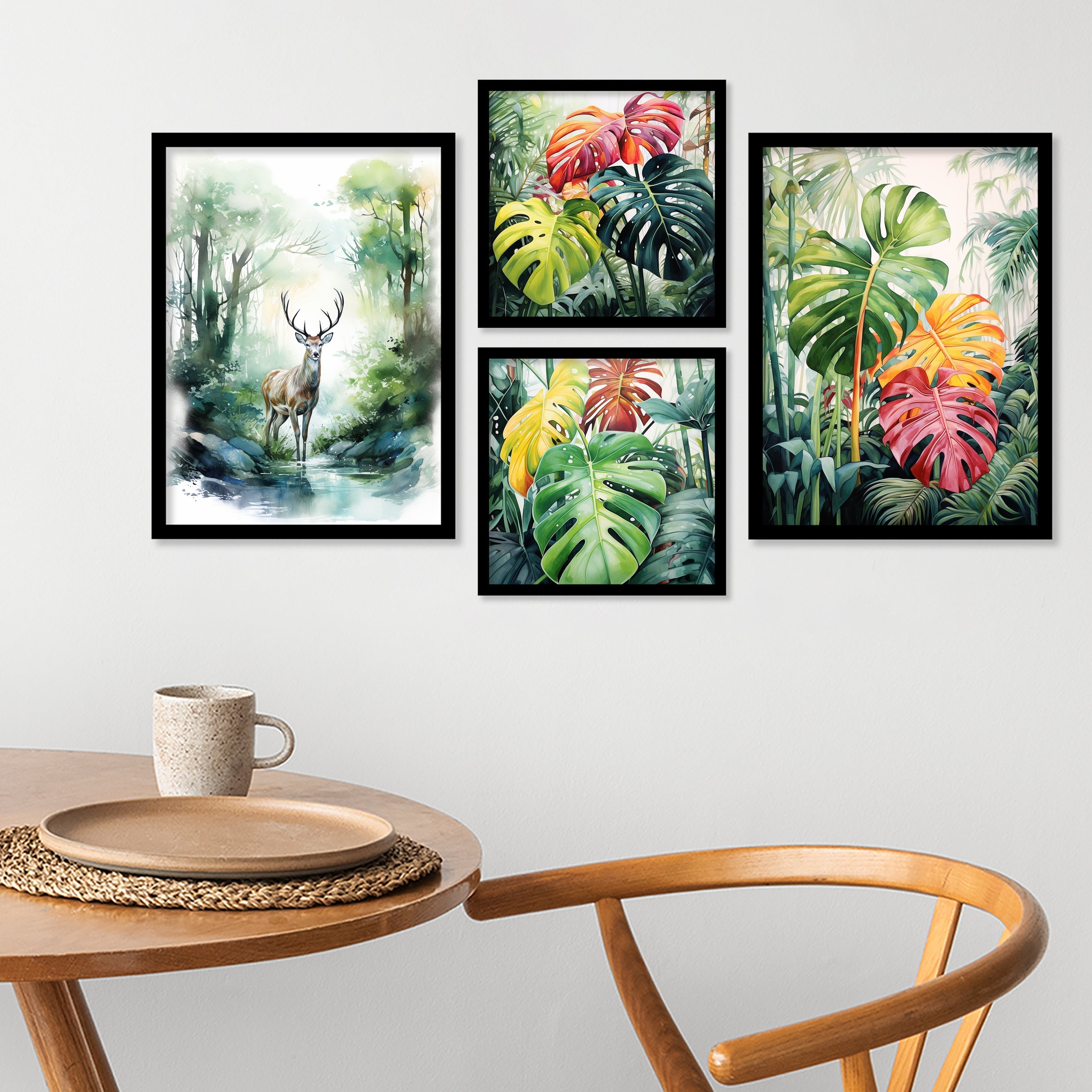 Colourfull Leaves Art