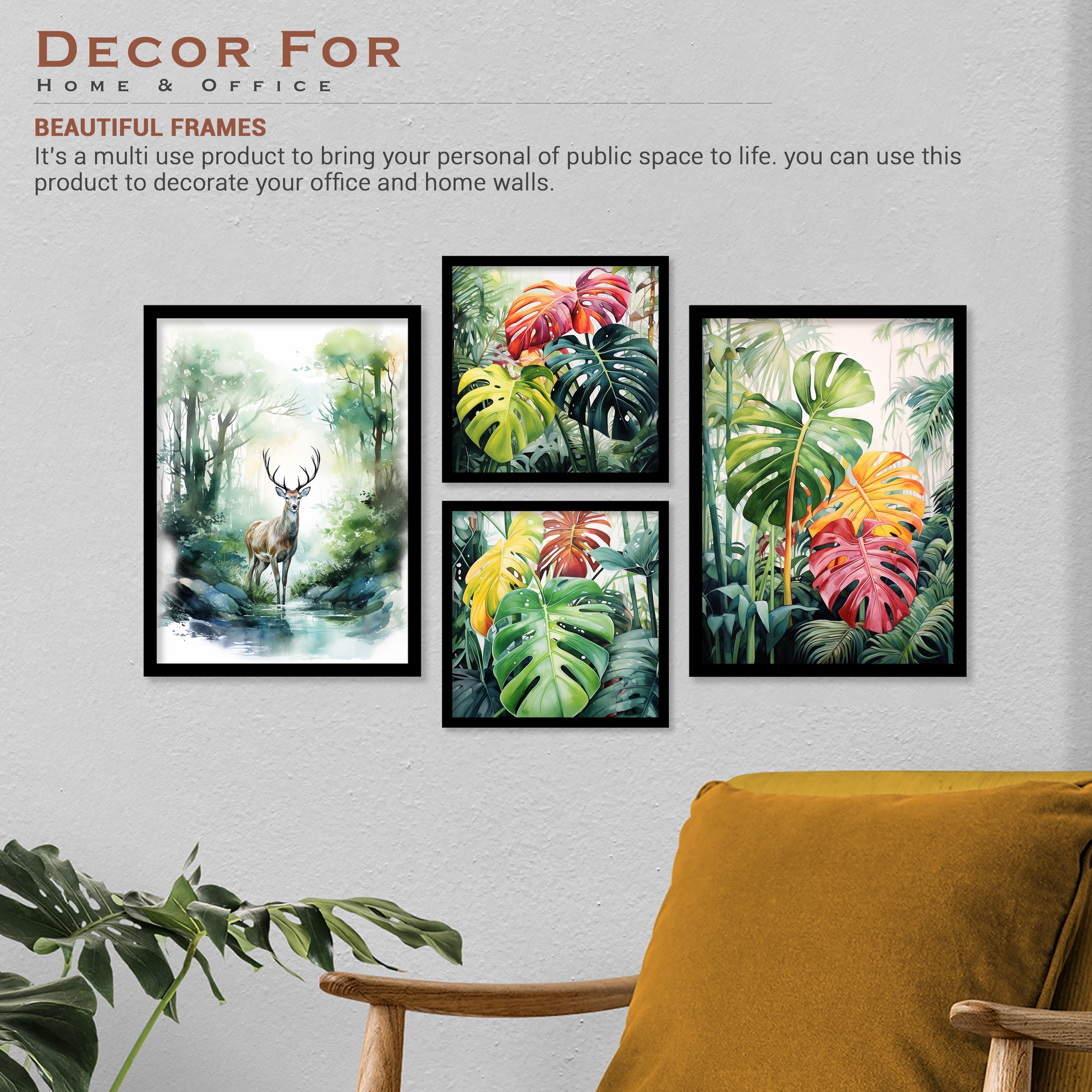 Colourfull Leaves Art