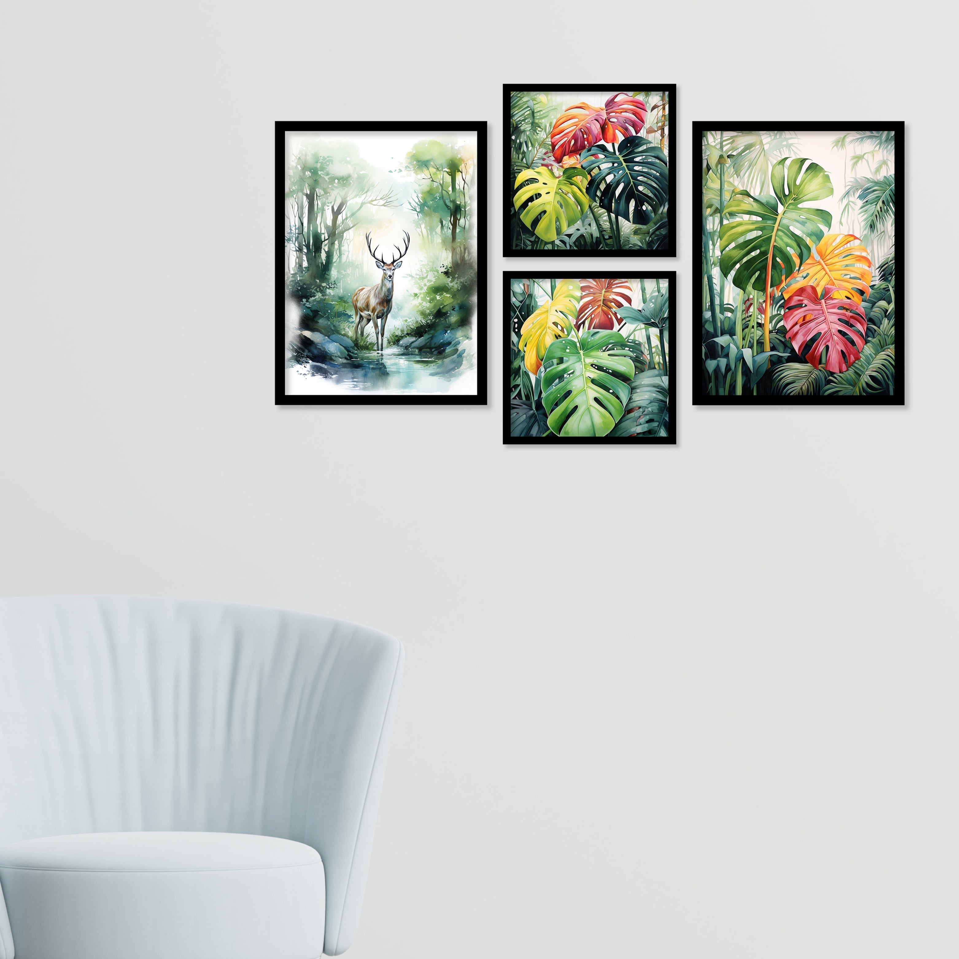 Colourfull Leaves Art