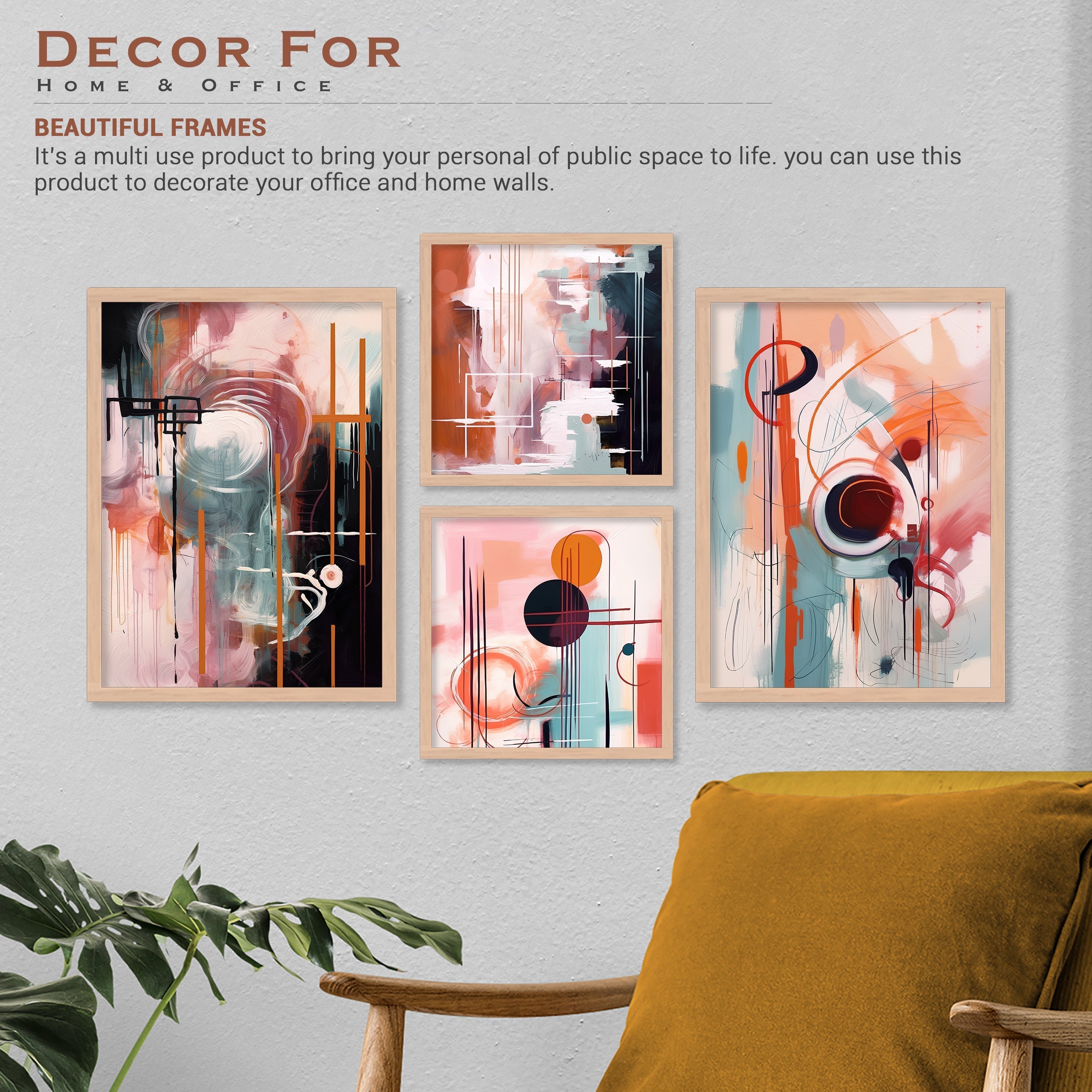 Coloured Brush Painting