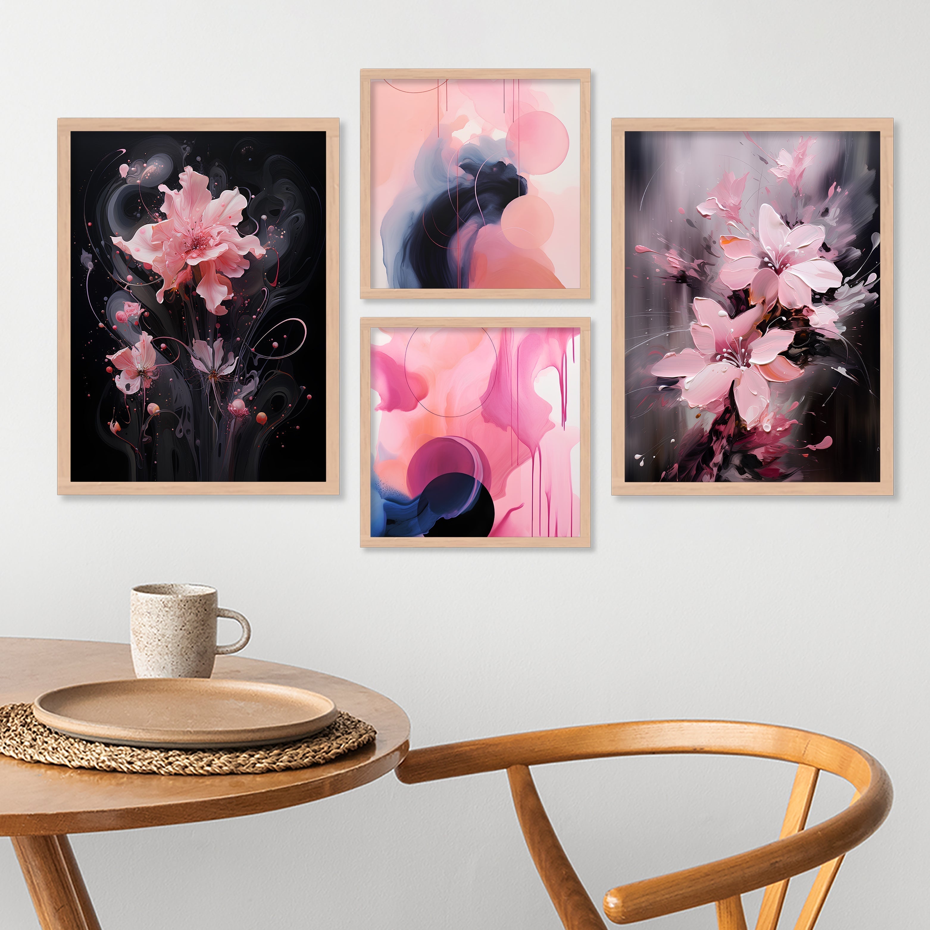 Lotus And Brush Design