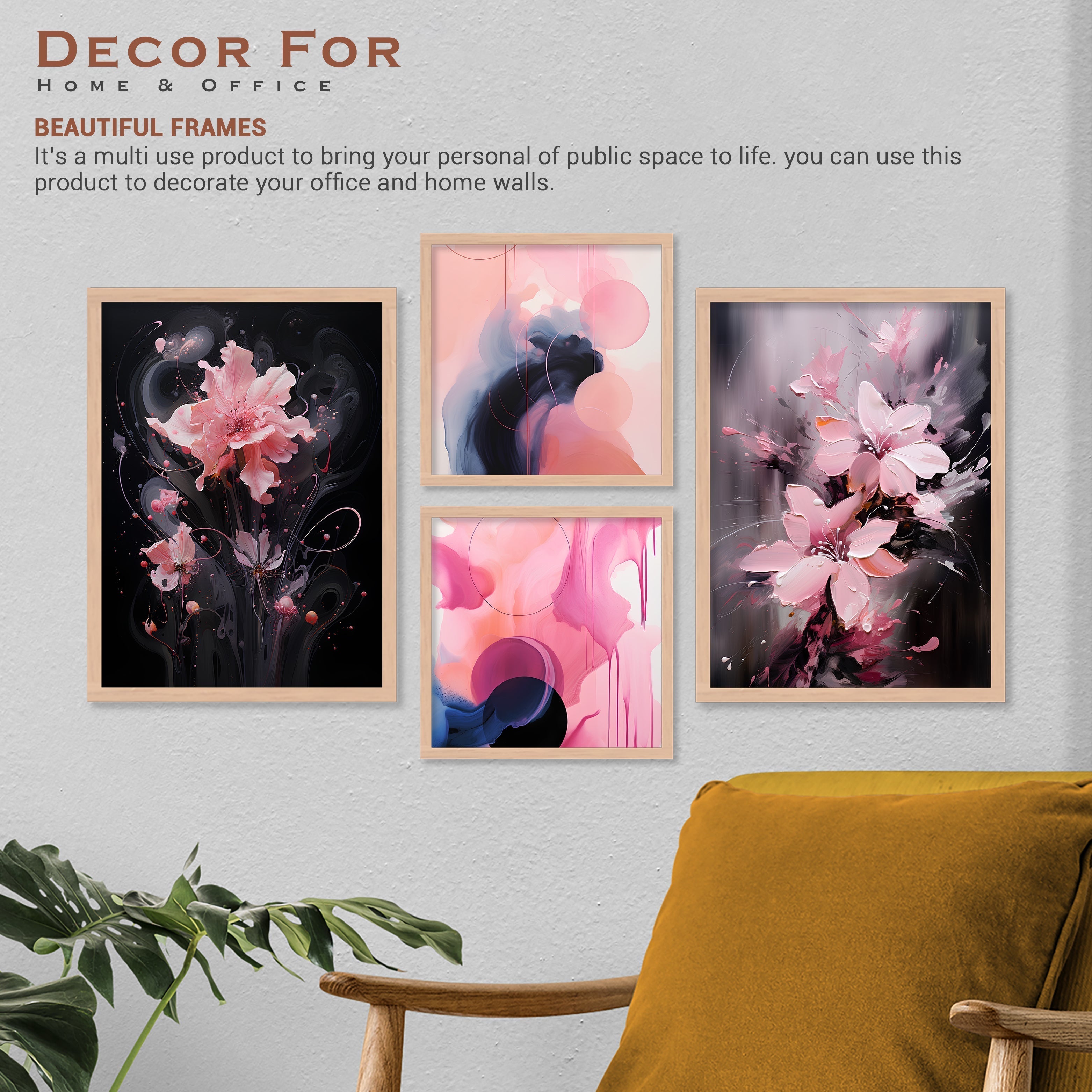 Lotus And Brush Design