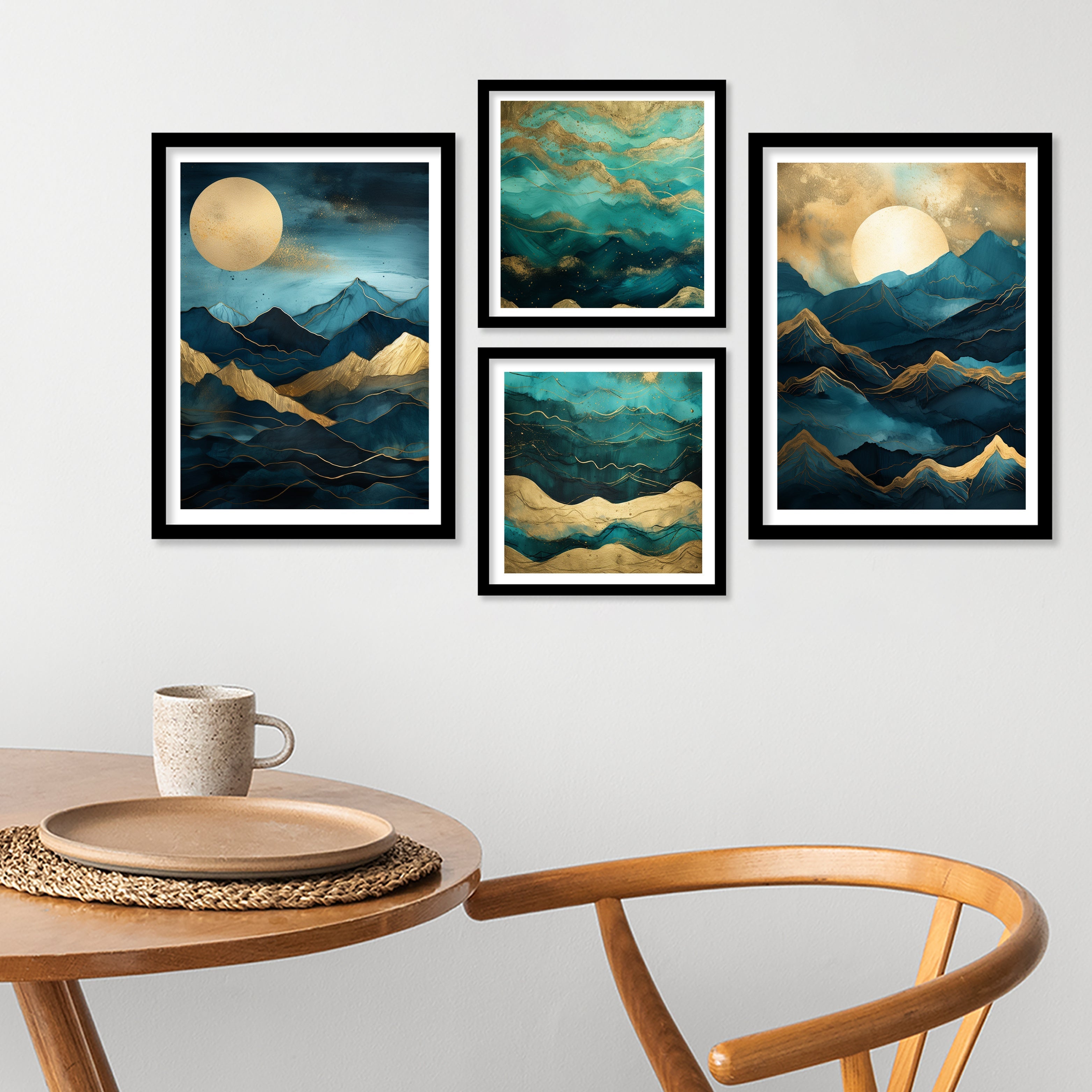 Night View On Mountains