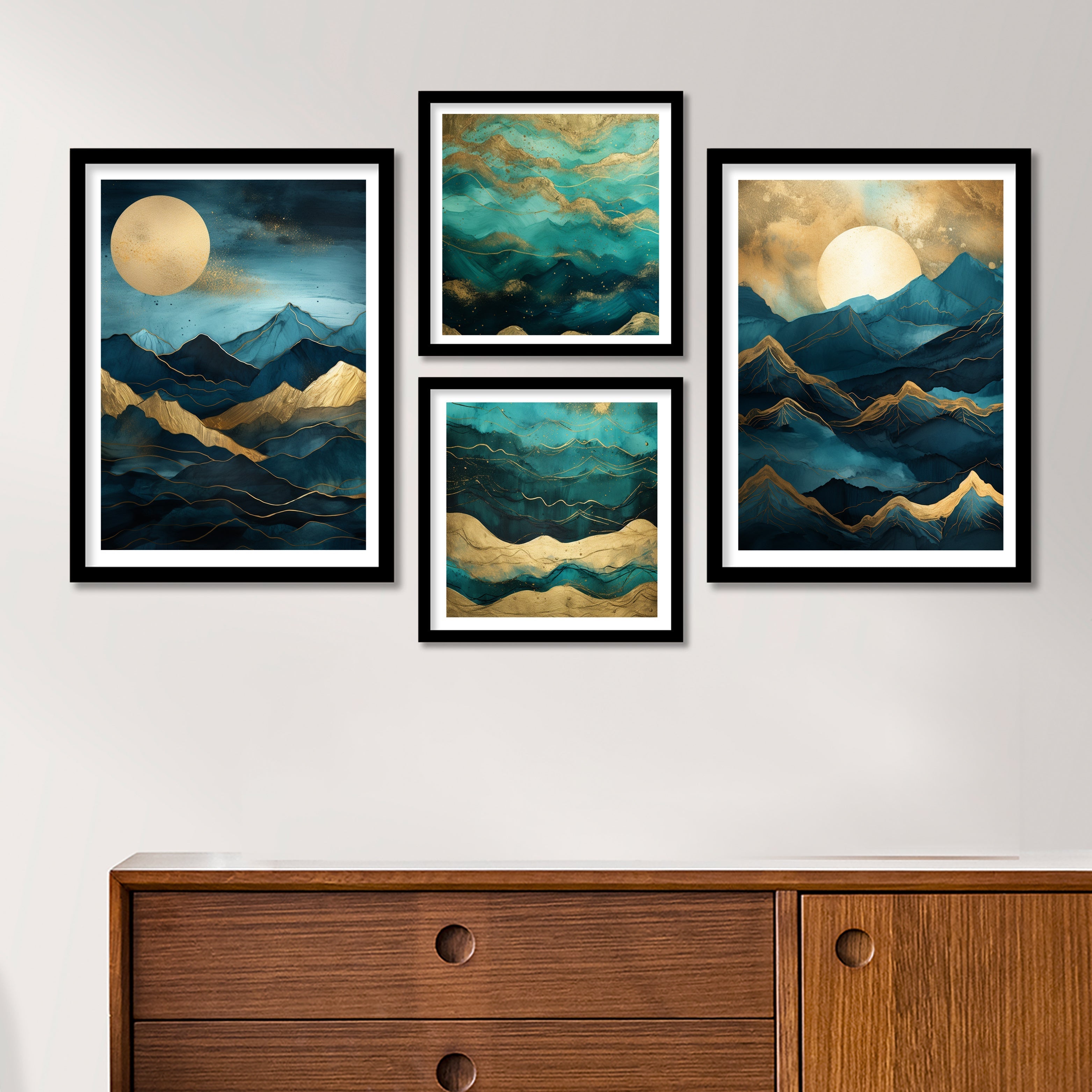 Night View On Mountains