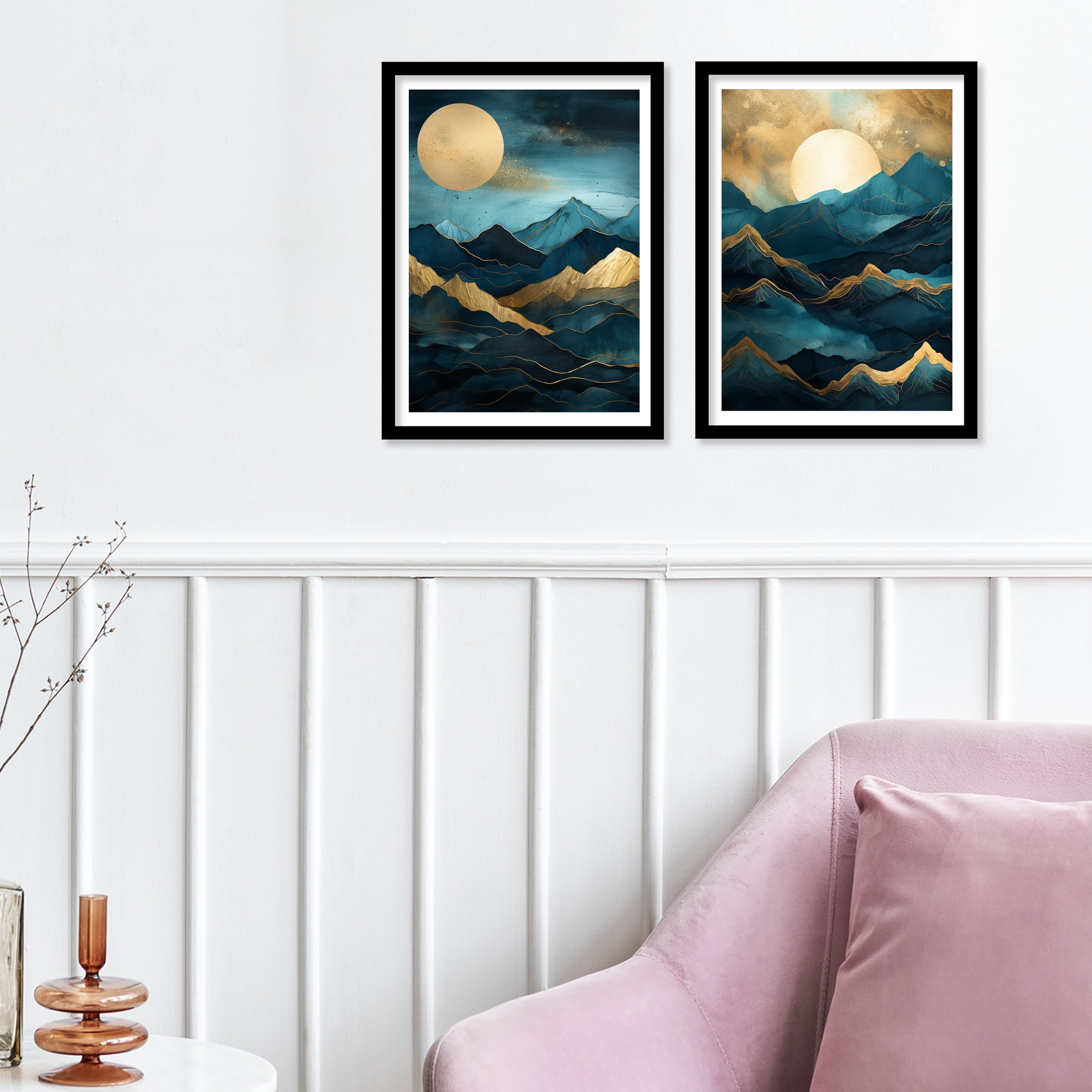 Night View On Mountains