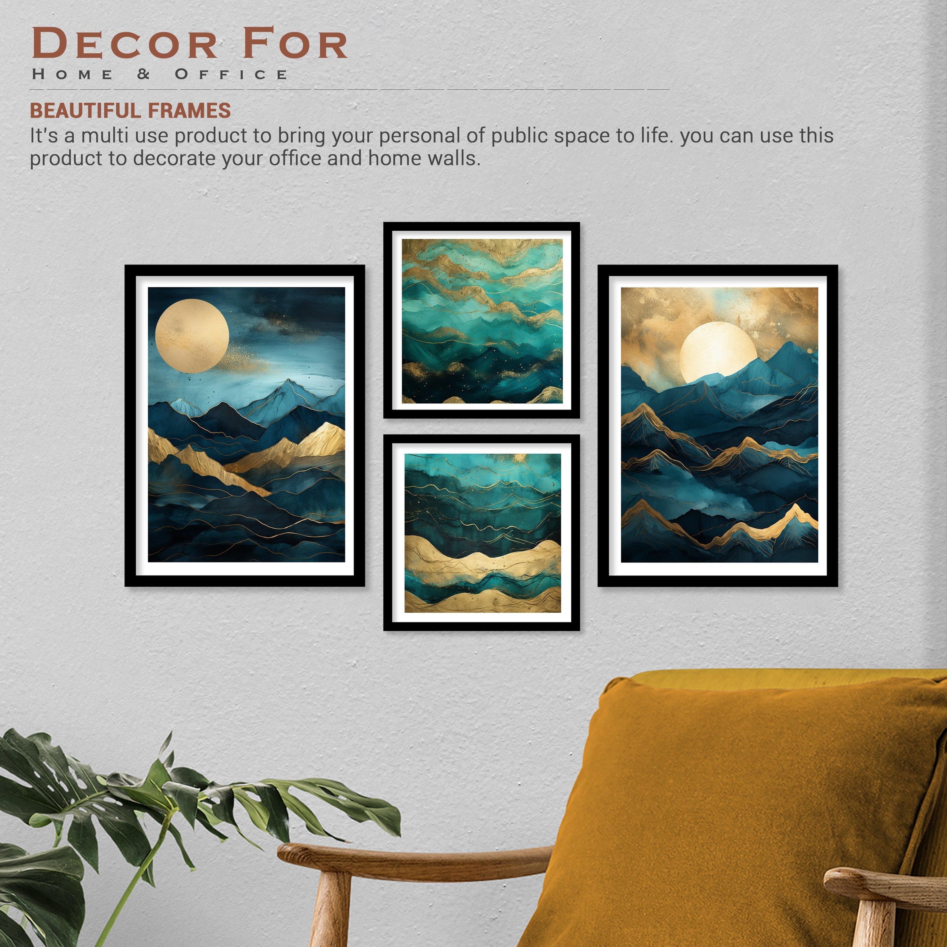 Night View On Mountains