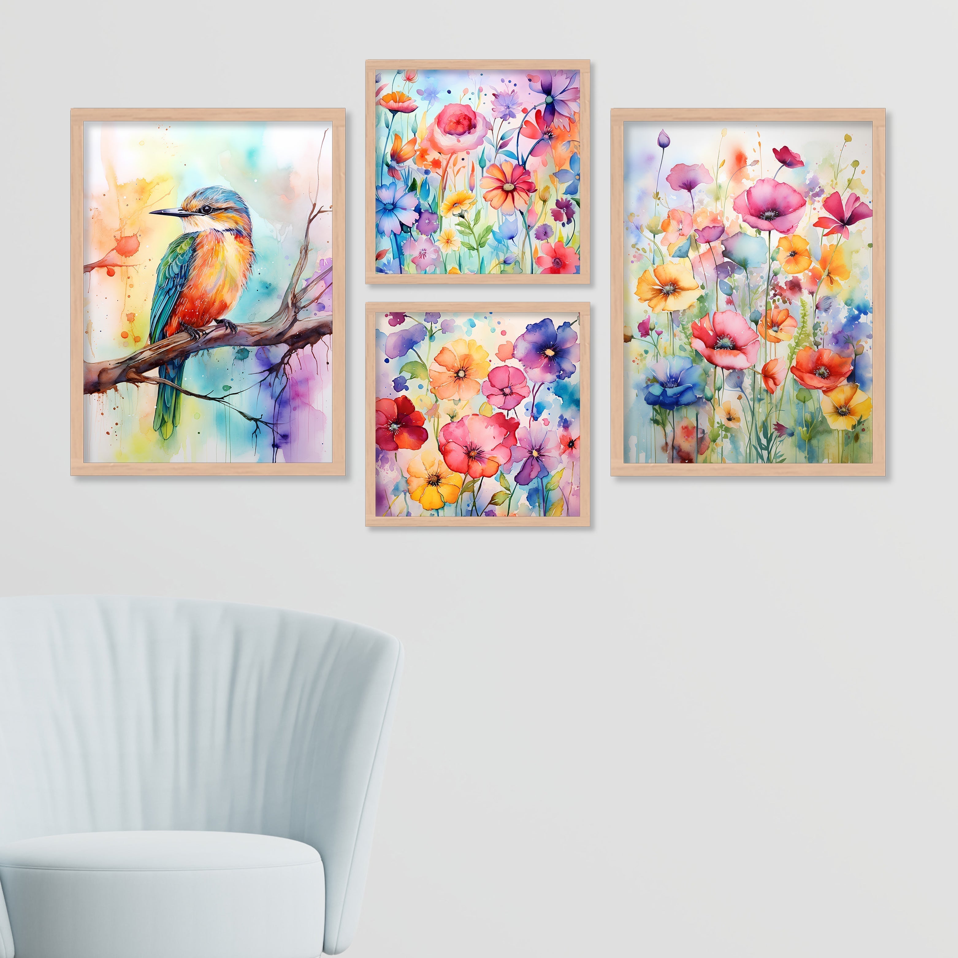 Water Colour Flower Art