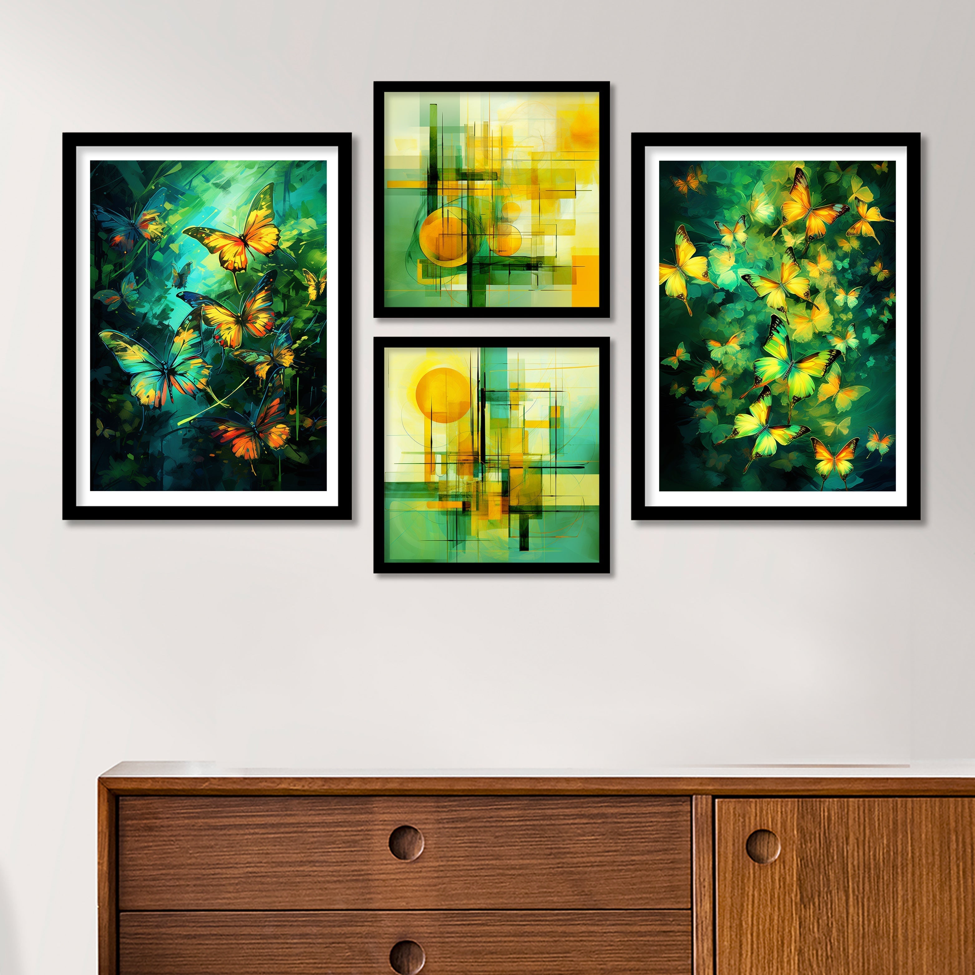 New Coloured Butterfly Art