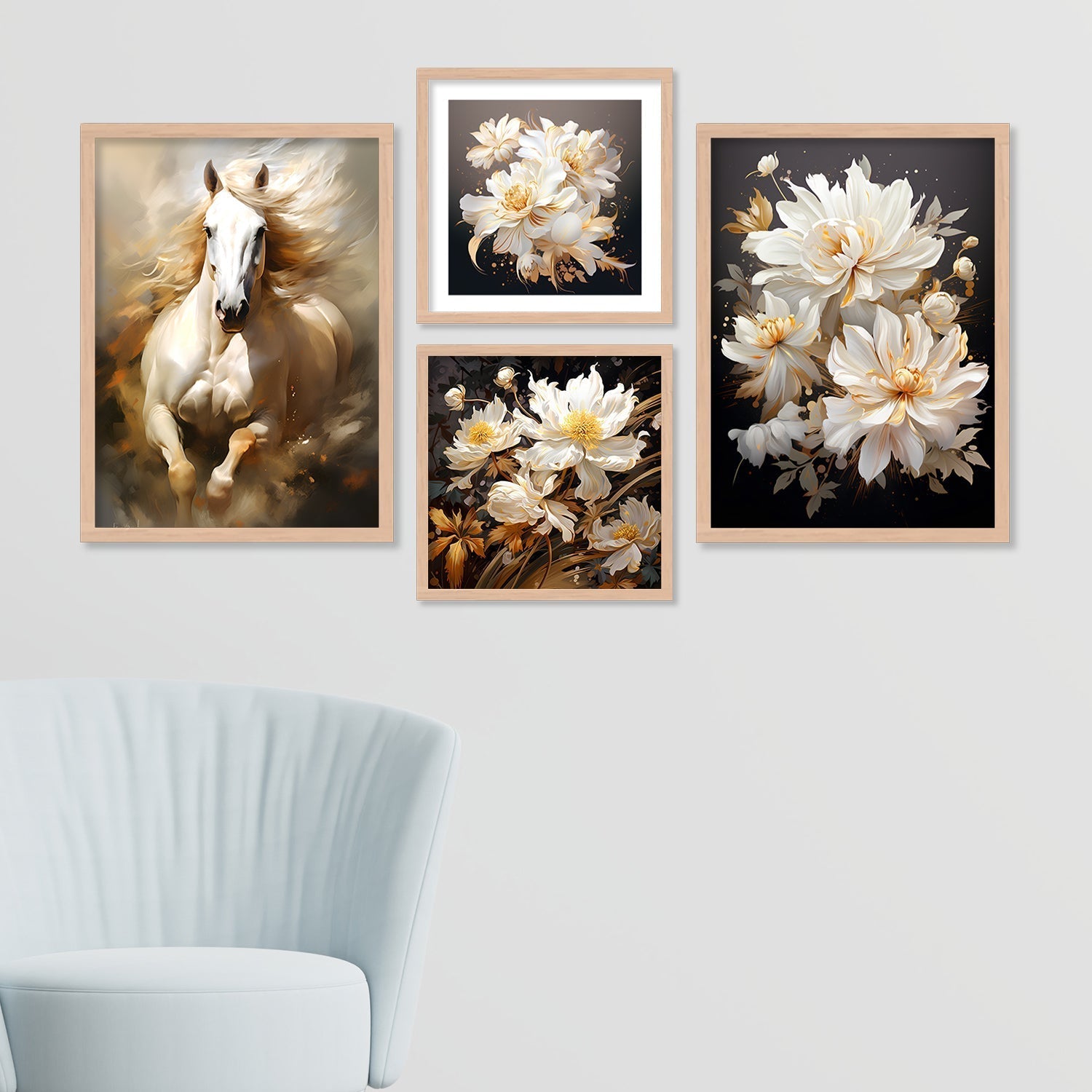 Golden Flower Art
