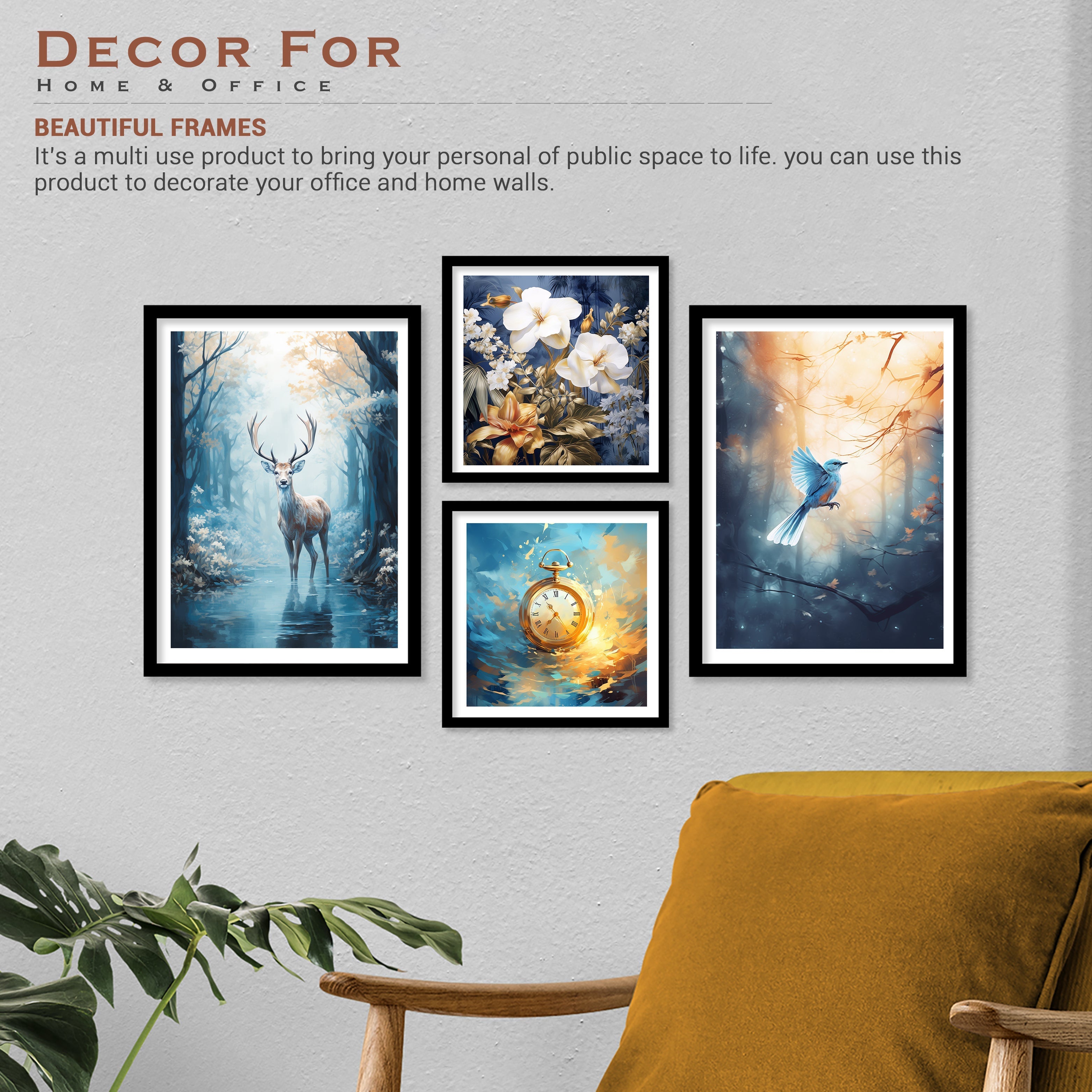 Golden Watch , Birds And Animal Art