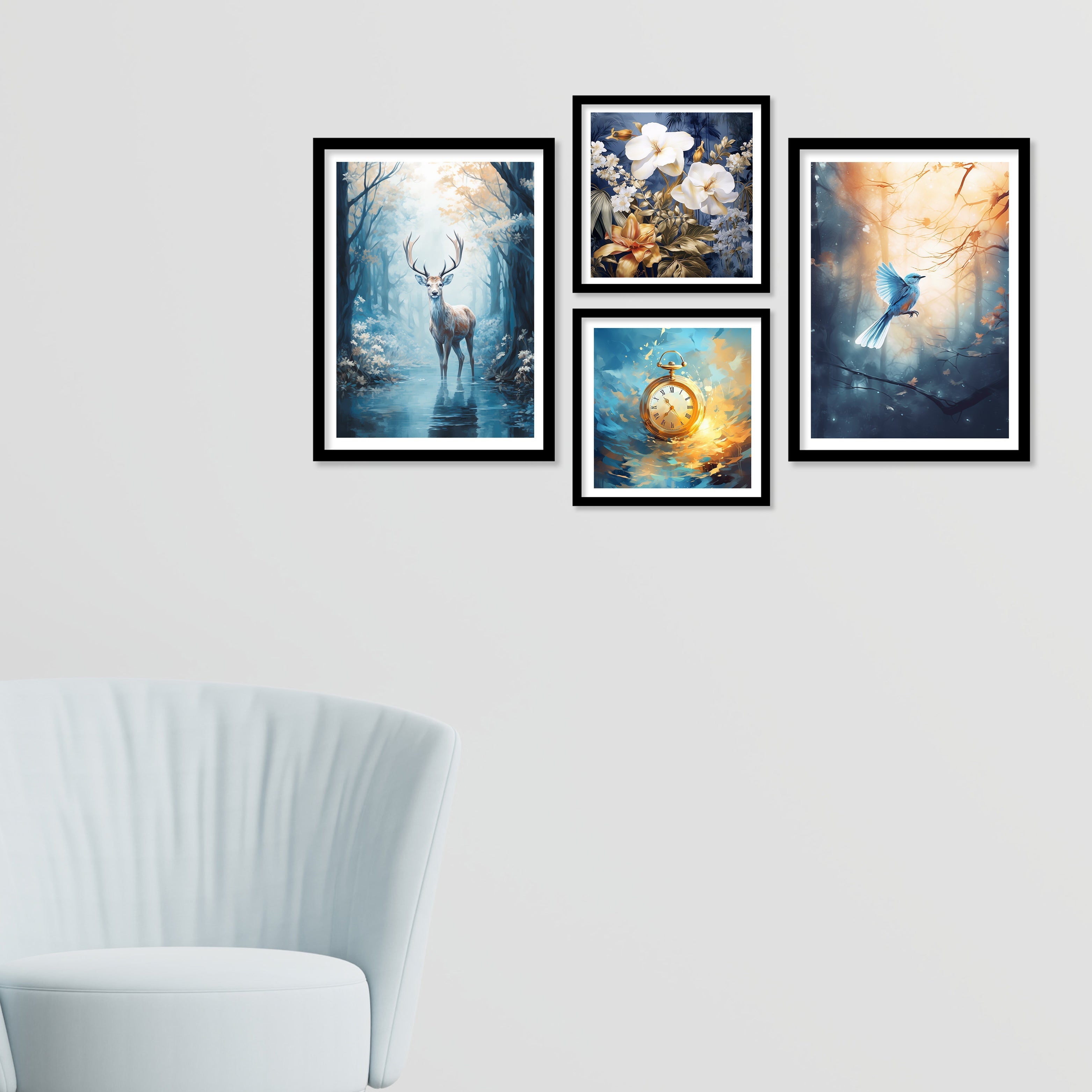 Golden Watch , Birds And Animal Art