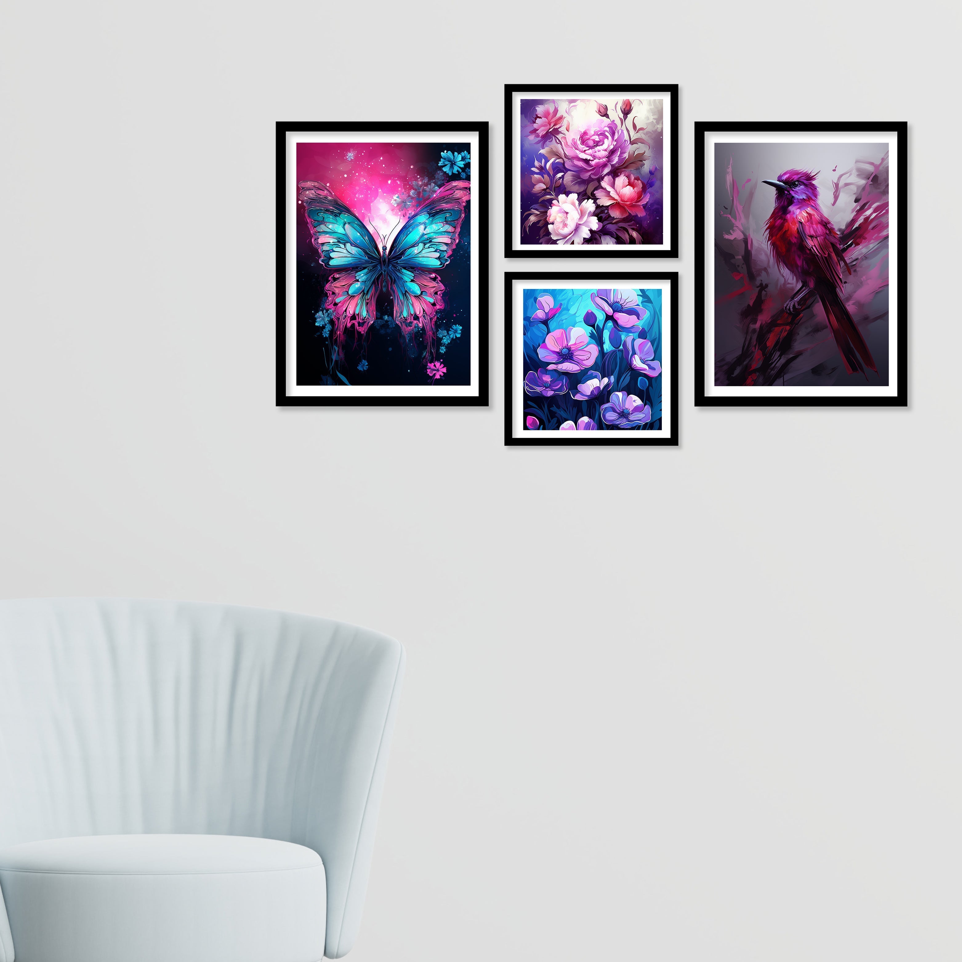 Shining Butterfly Wall Art