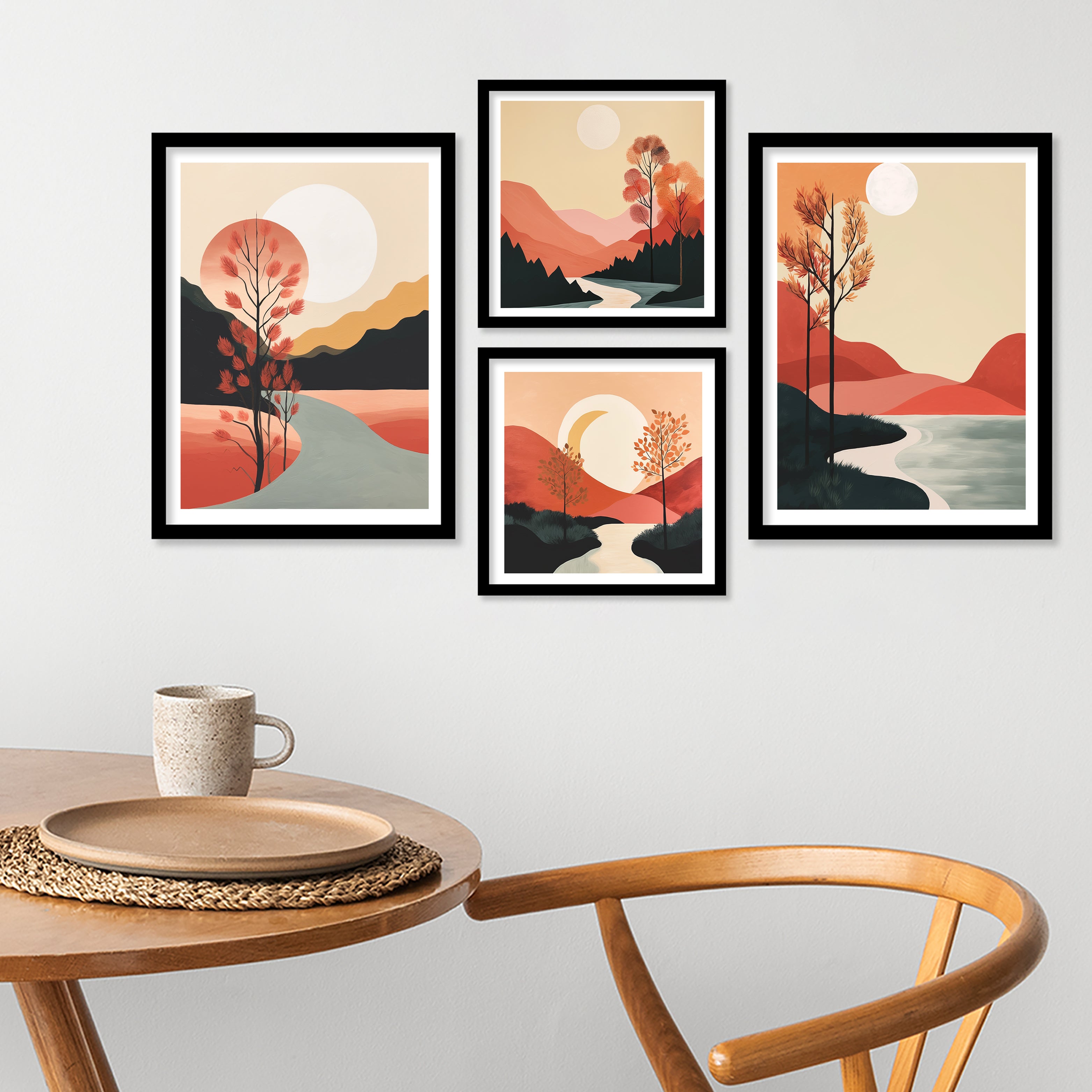 River Side View In Evening Time