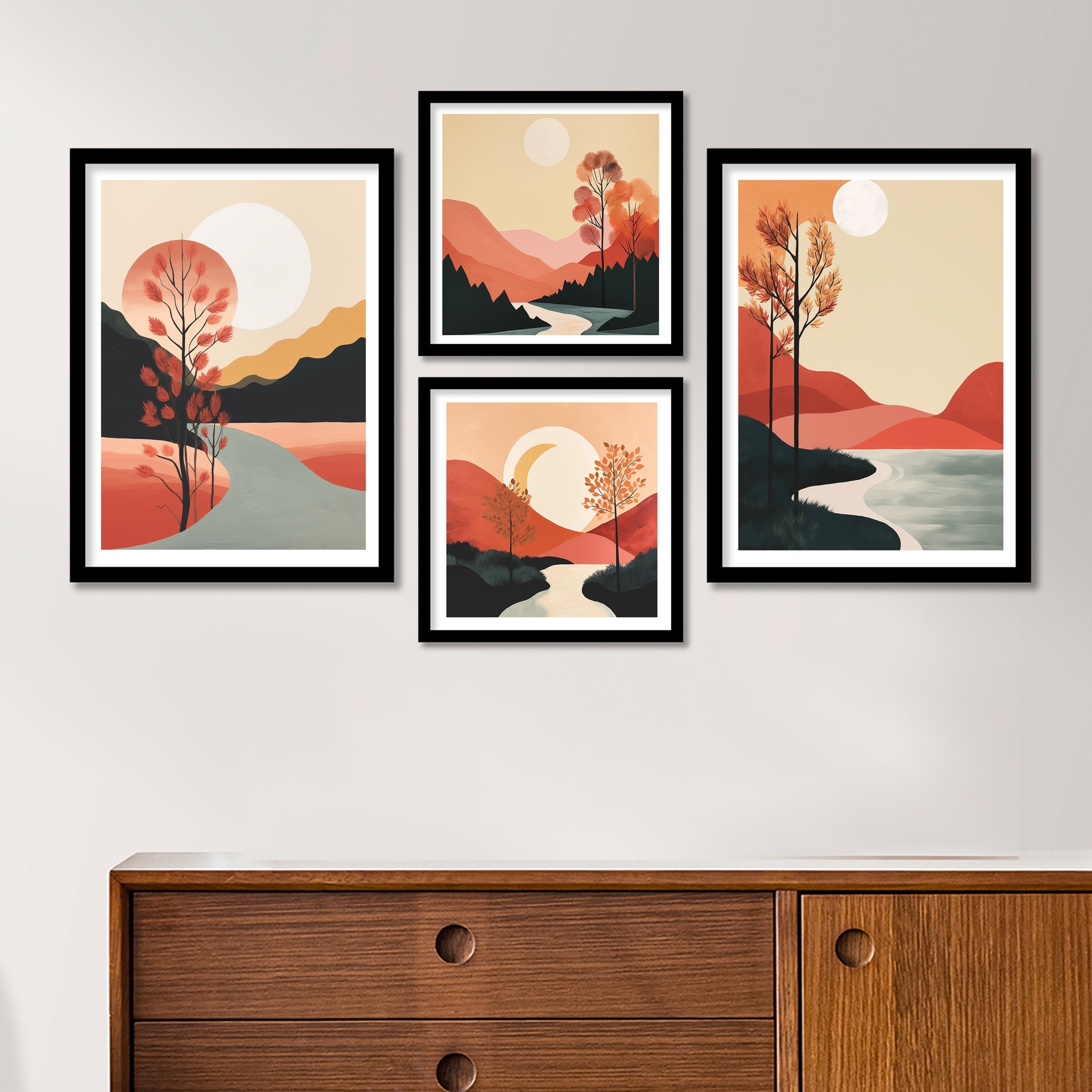 River Side View In Evening Time