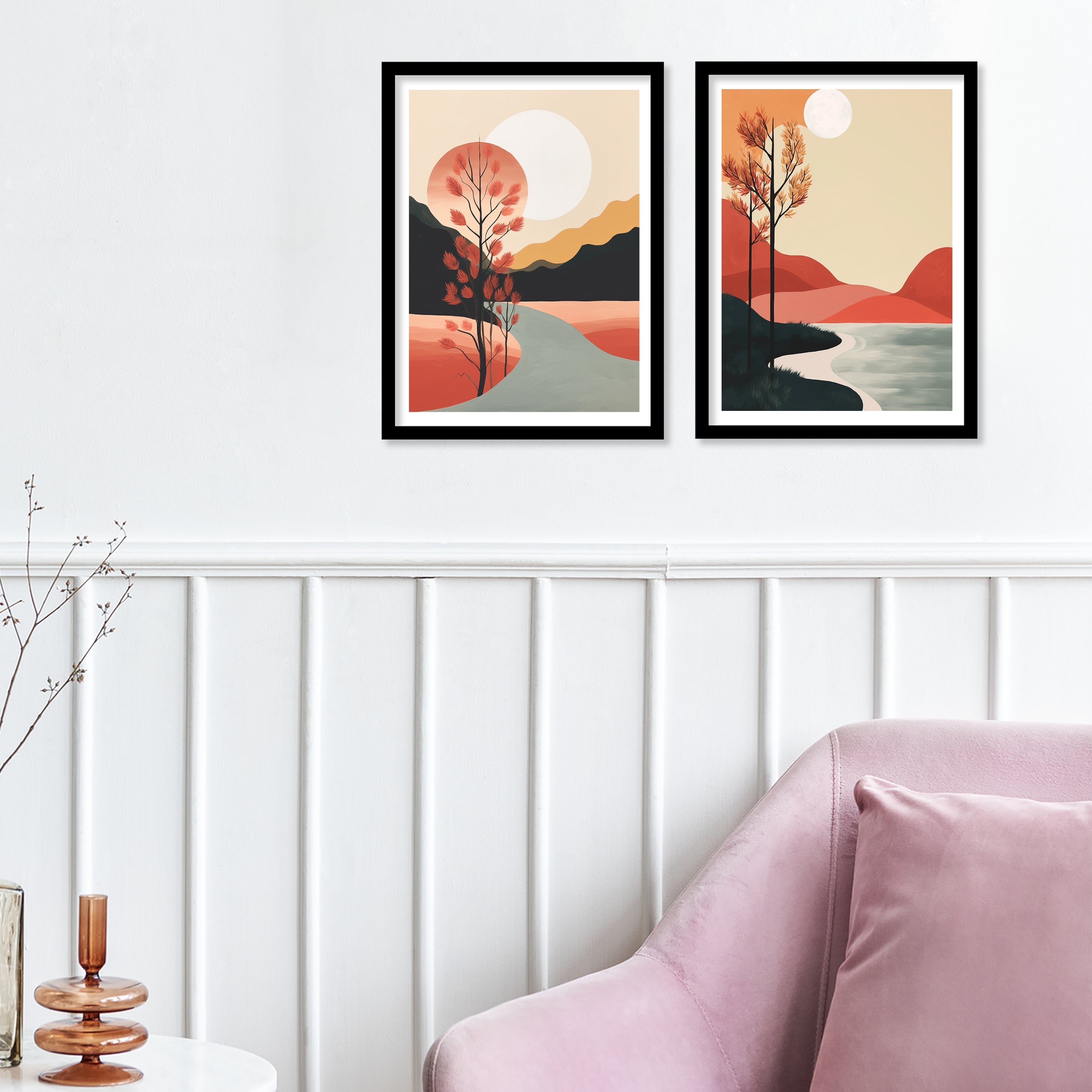 River Side View In Evening Time