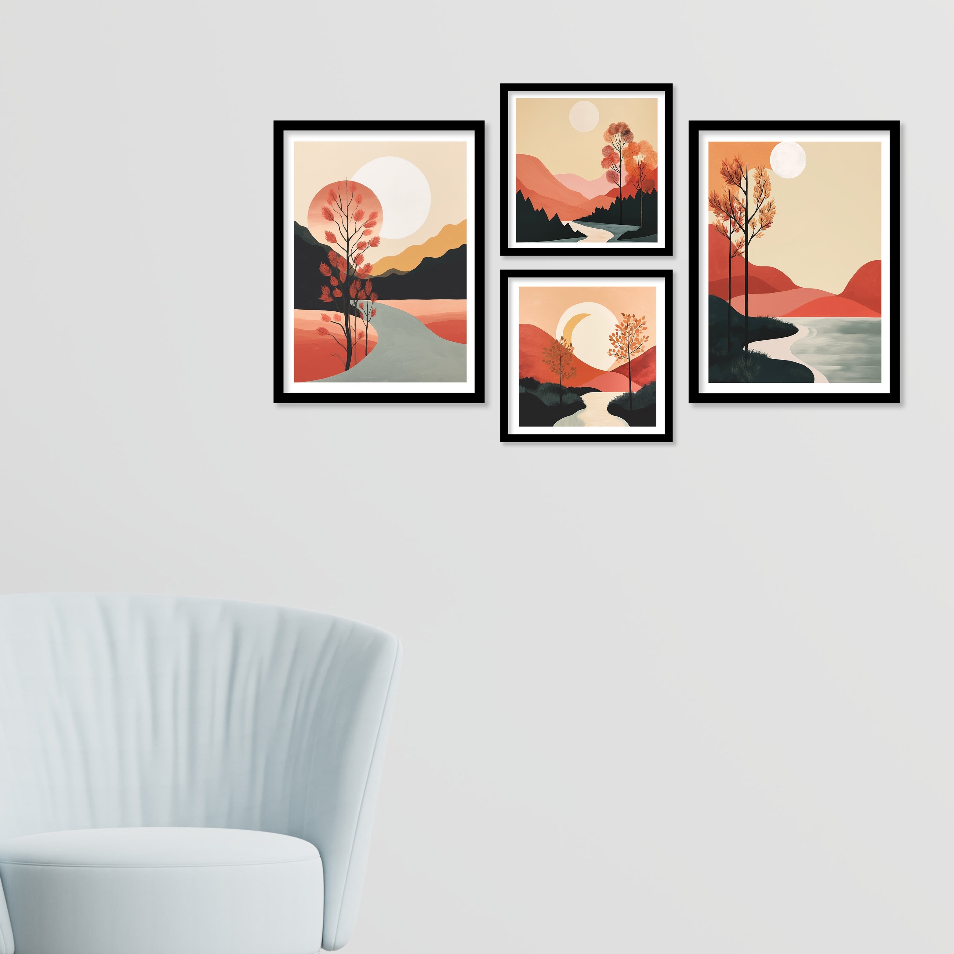 River Side View In Evening Time