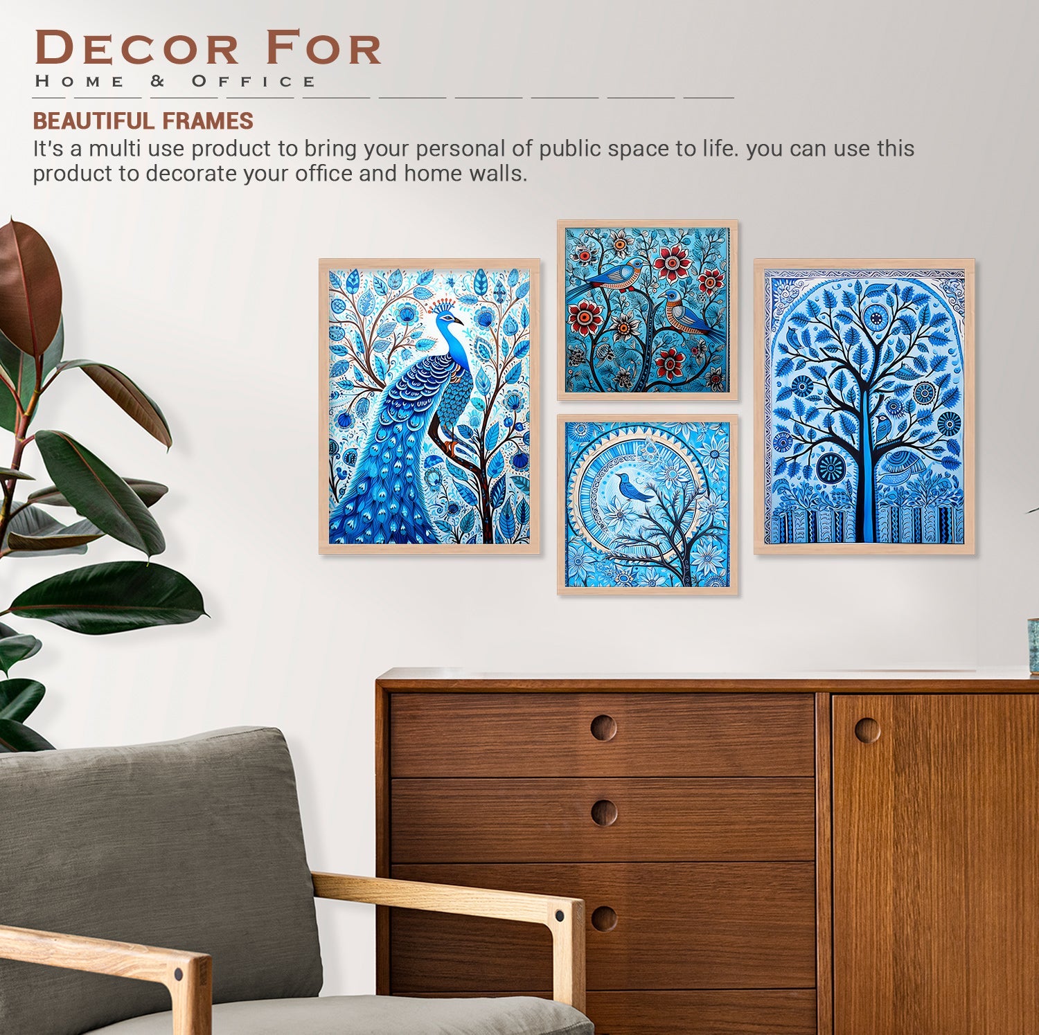 Bird Vibe Wall Painting