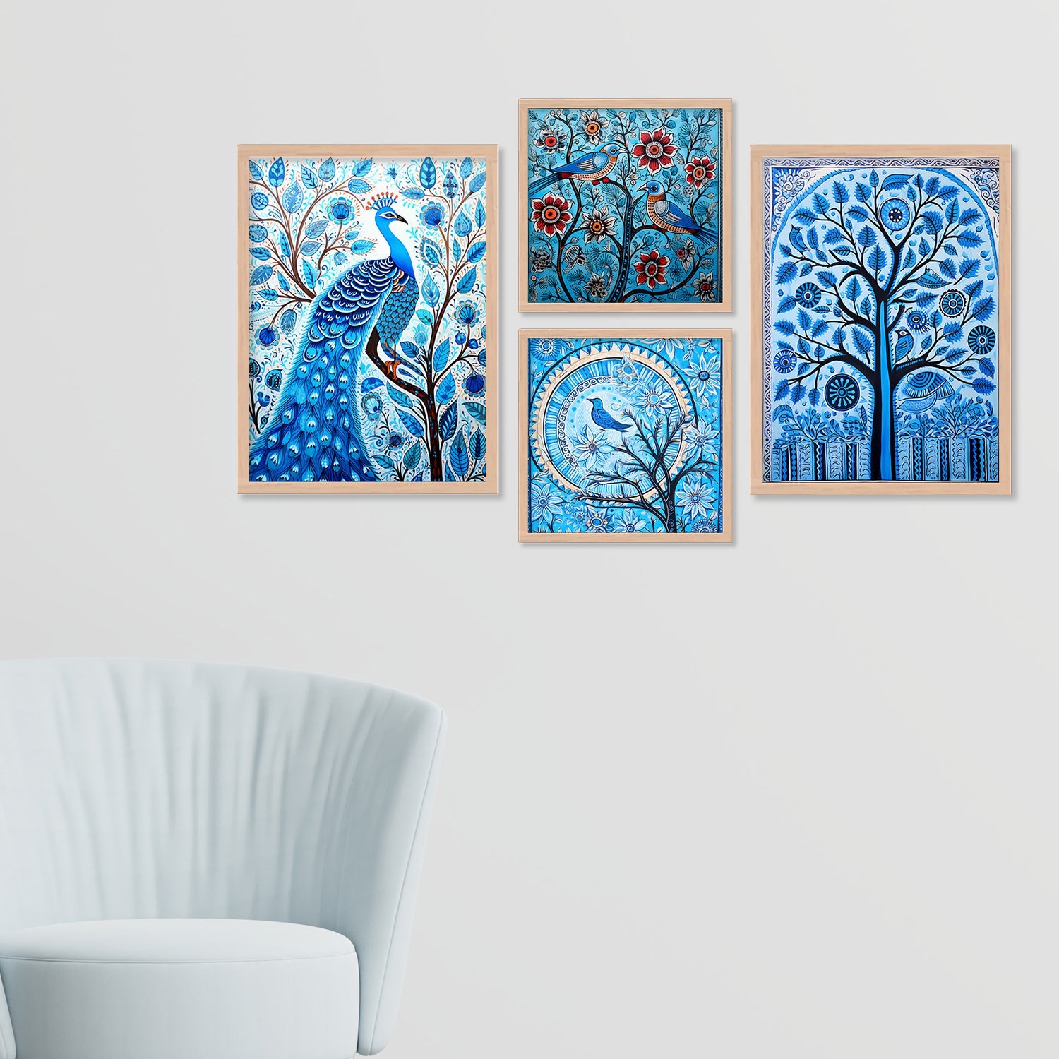 Bird Vibe Wall Painting